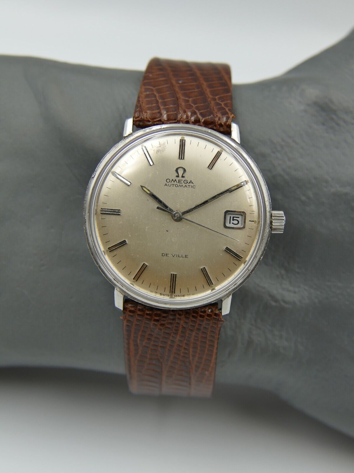 60's vintage watch mens Omega De Ville 166.033 automatic cal 562 serviced 34mm