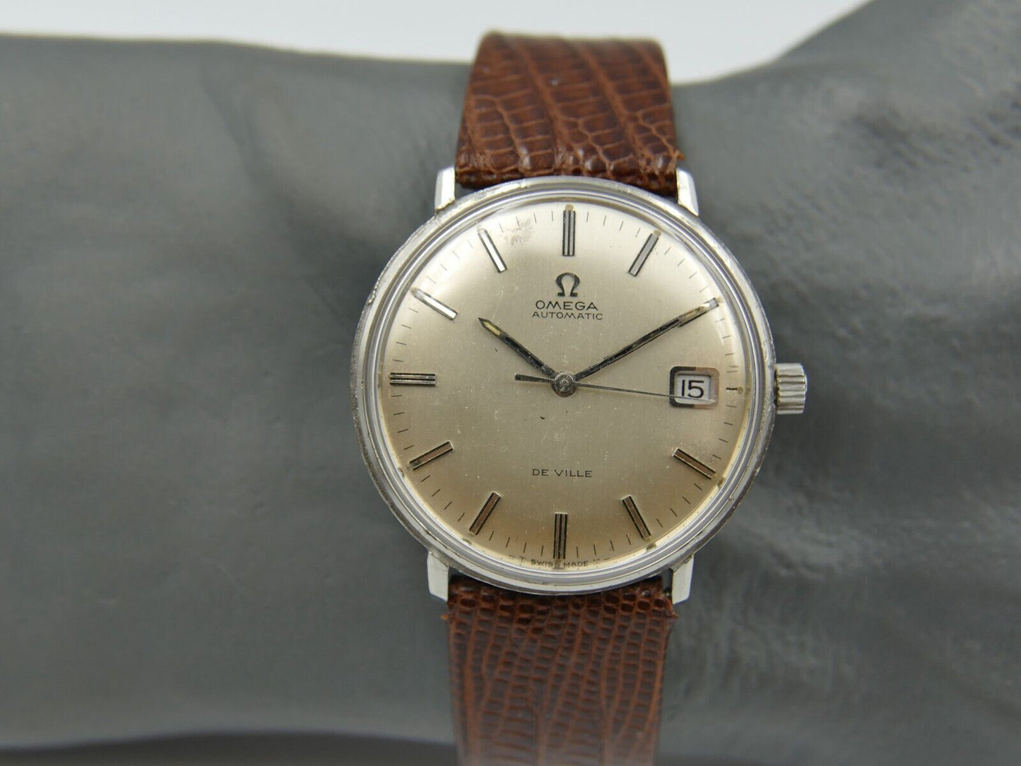 60's vintage watch mens Omega De Ville 166.033 automatic cal 562 serviced 34mm