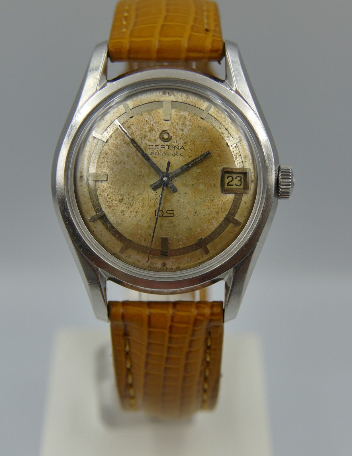 60's vintage watch mens Certina DS turtle Automatic 25-651 ref 5801 112 steel