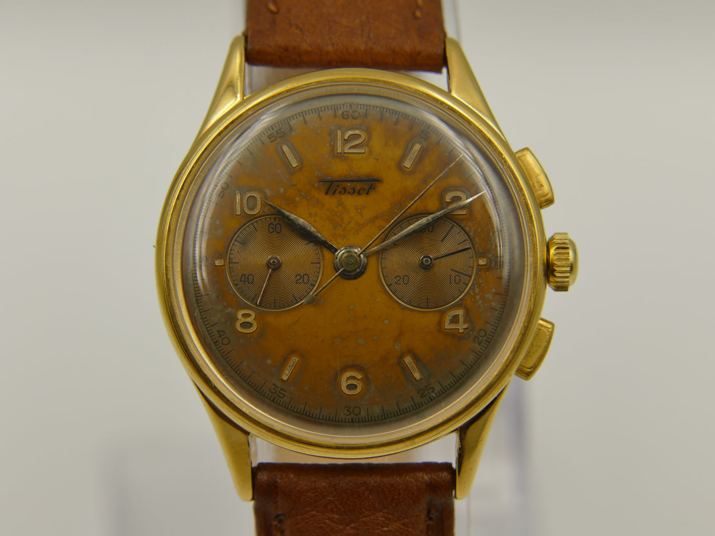 40's vintage watch mens Tissot ref 6212 chronograph cal. 27-41 Lemania CH27