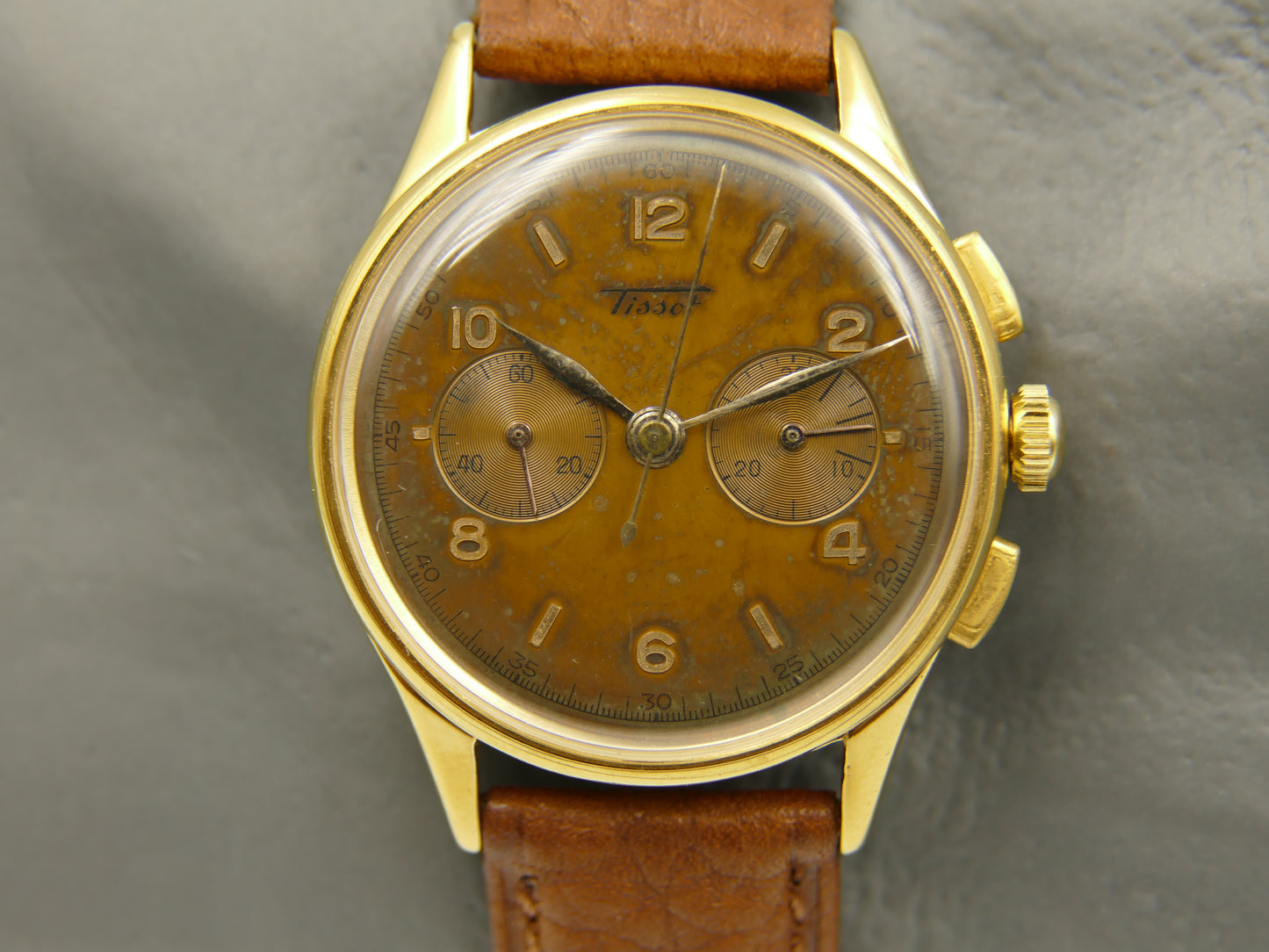 40's vintage watch mens Tissot ref 6212 chronograph cal. 27-41 Lemania CH27