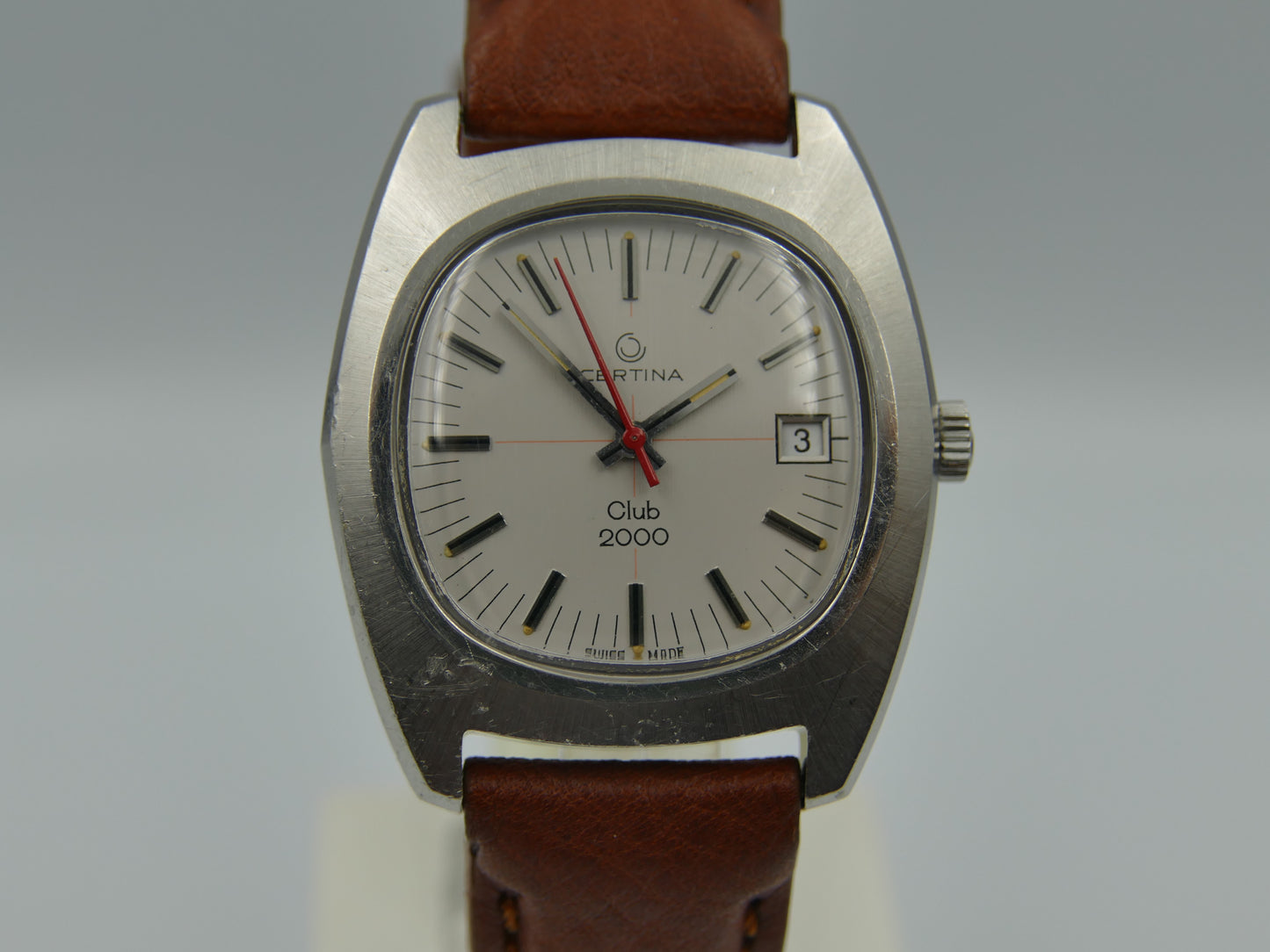 70's vintage watch mens certina Club 2000 ref. 445.3536.41 manual wind 25-021