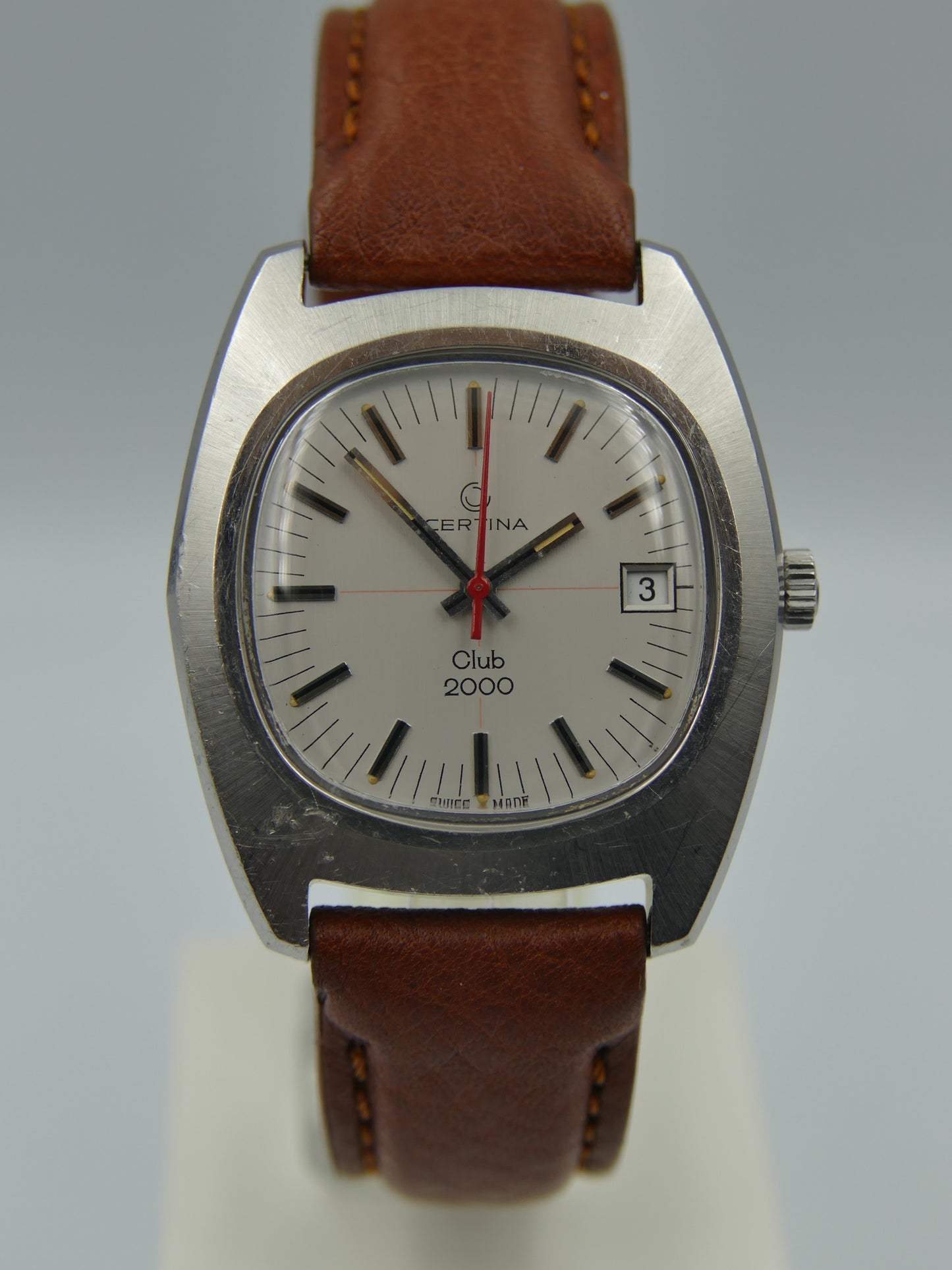 70's vintage watch mens certina Club 2000 ref. 445.3536.41 manual wind 25-021