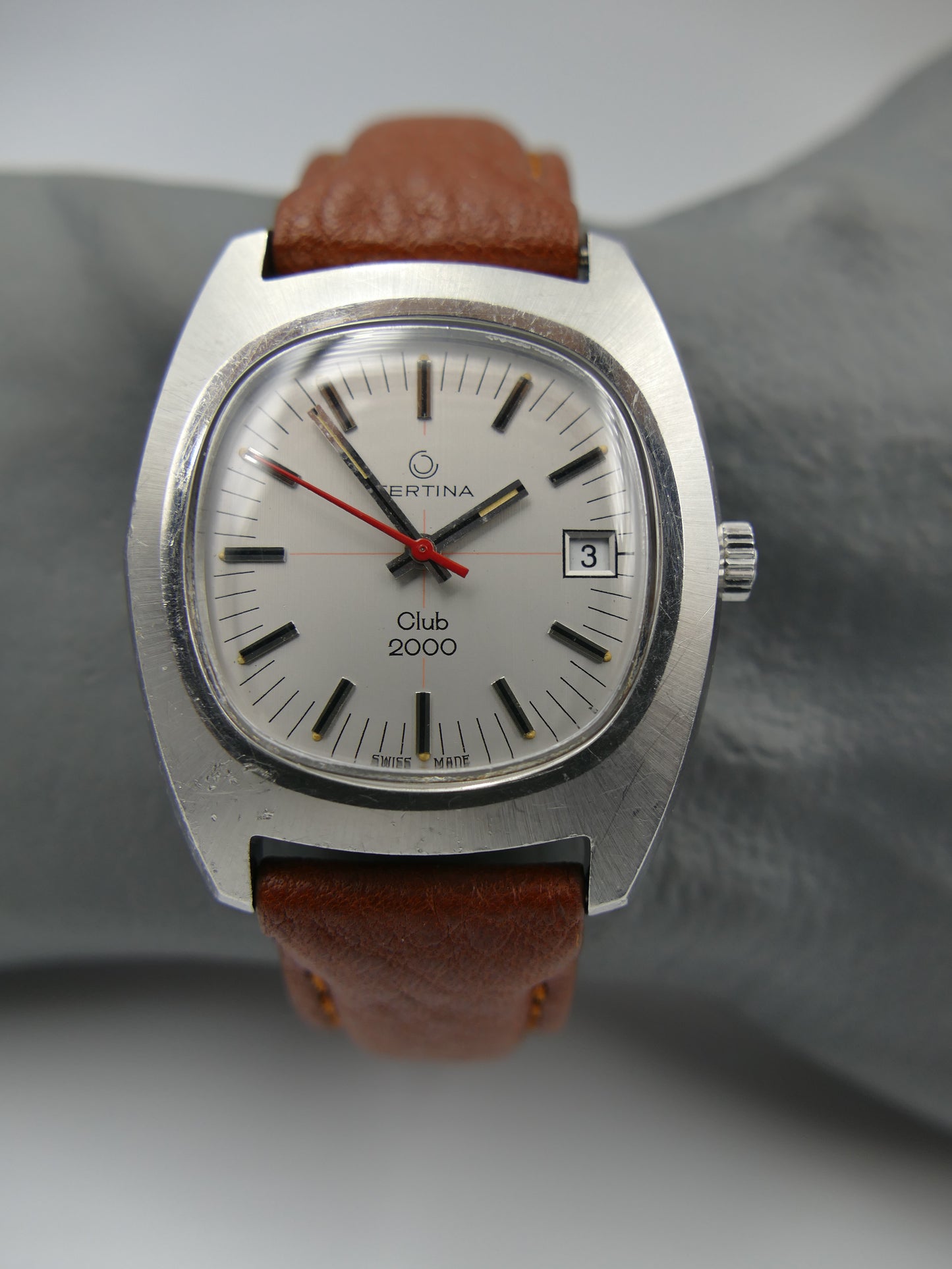 70's vintage watch mens certina Club 2000 ref. 445.3536.41 manual wind 25-021