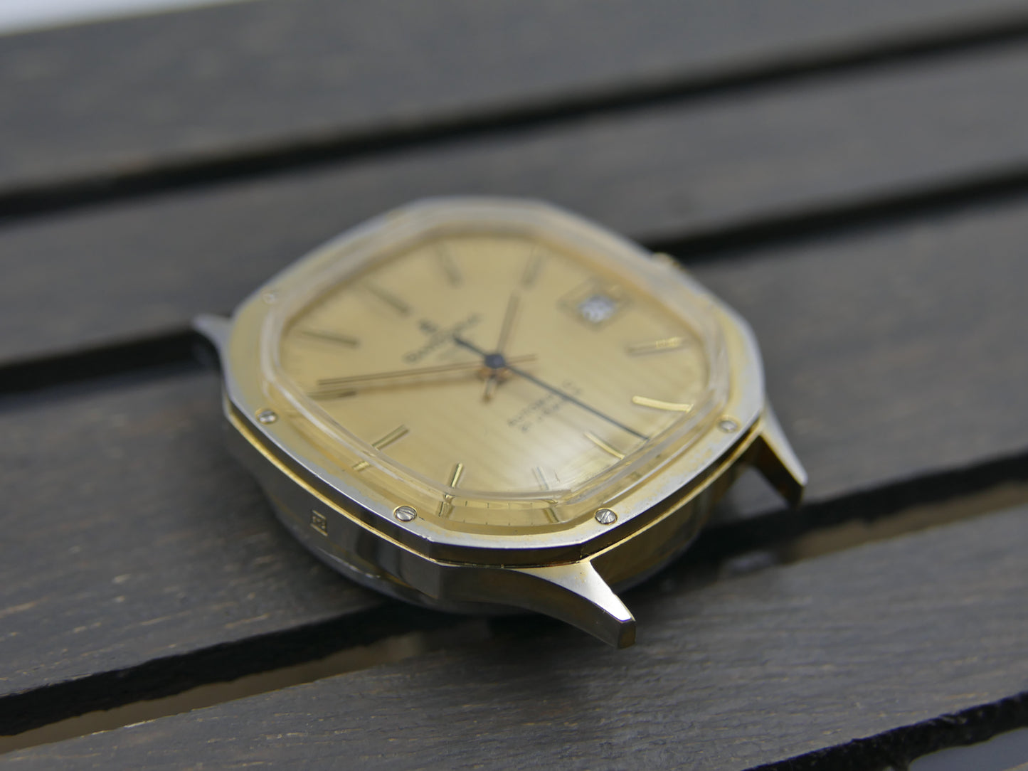 Vintage Swiss Mechanical Automatic Swissina Watch 21 Jewels Ronda Cal 4338