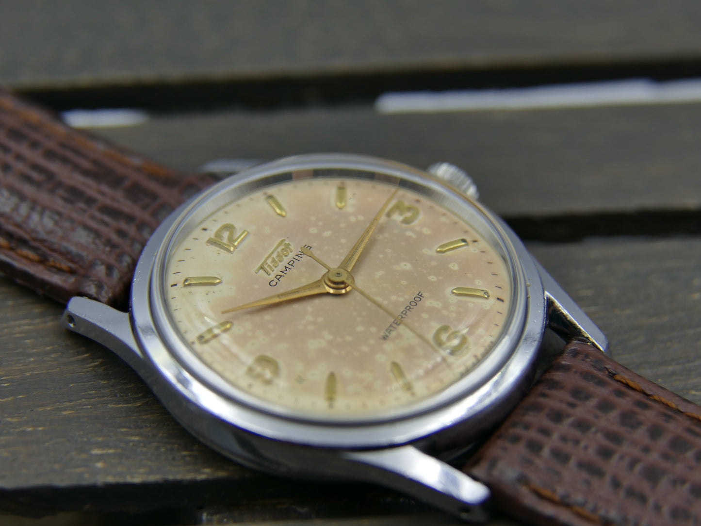 50's vintage watch mens Tissot Camping Ref. 51012 -1 manual wind cal. 27B-21