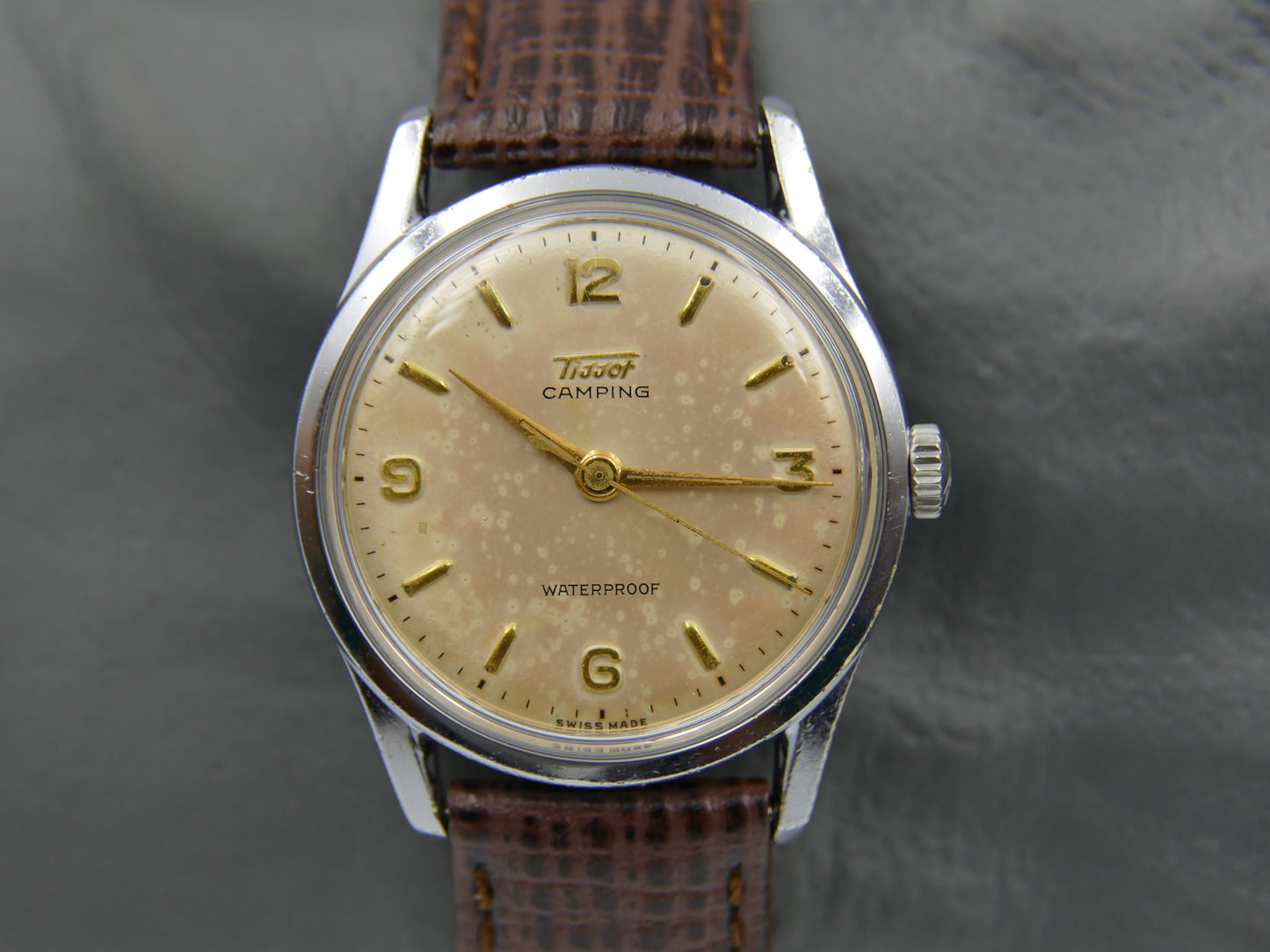 50's vintage watch mens Tissot Camping Ref. 51012 -1 manual wind cal. 27B-21