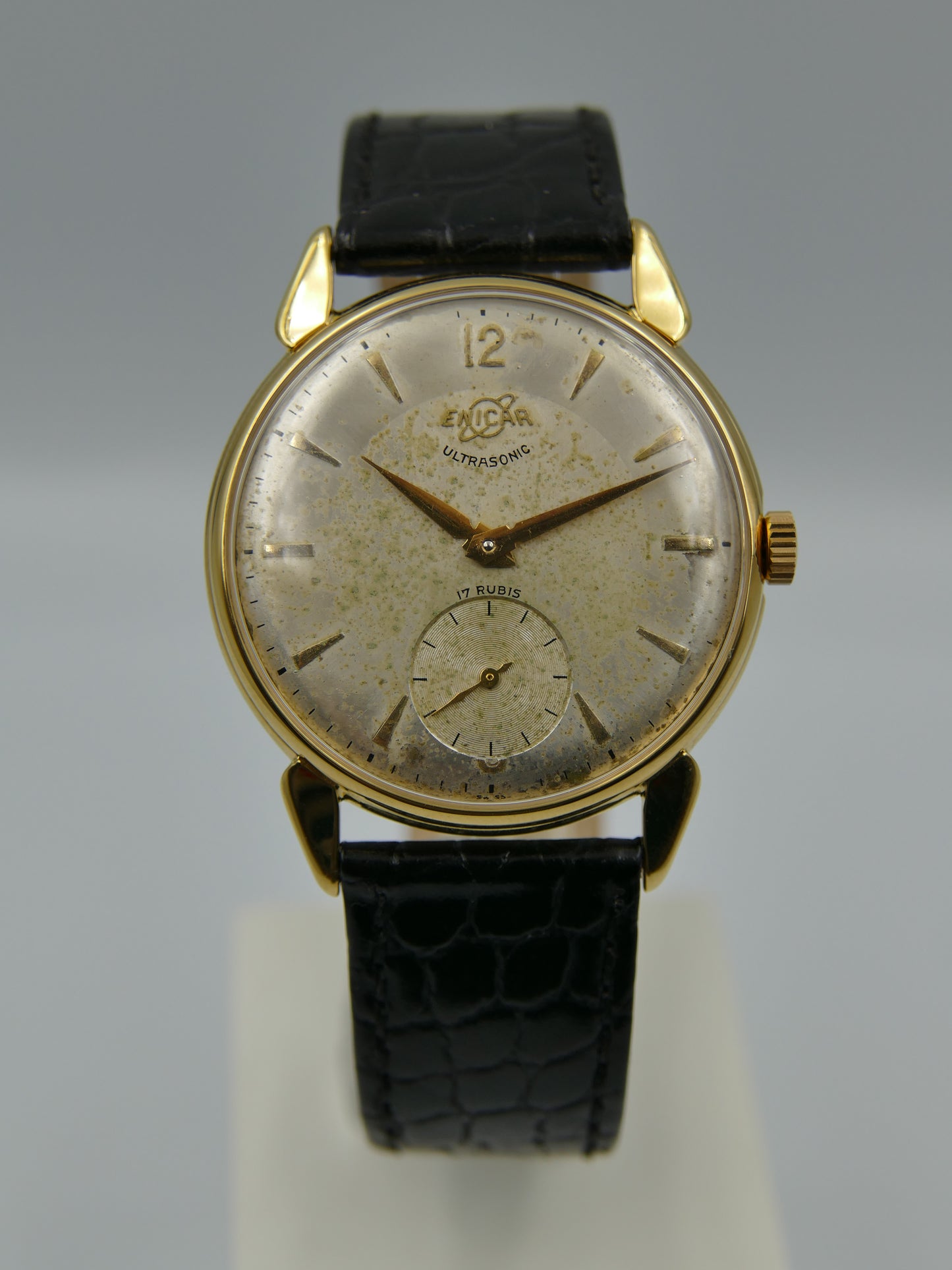 50's vintage watch mens Enicar Ultrasonic manual wind AR 1292 ref. 1000-2-12 P