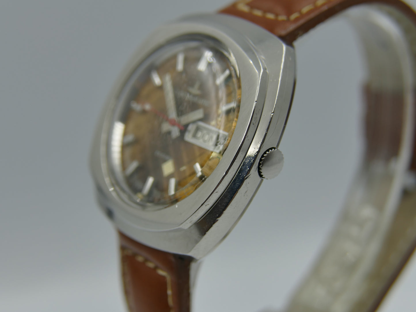 70's vintage watch mens Dugena Matic automatic ETA 2789 ref. 1079 steel