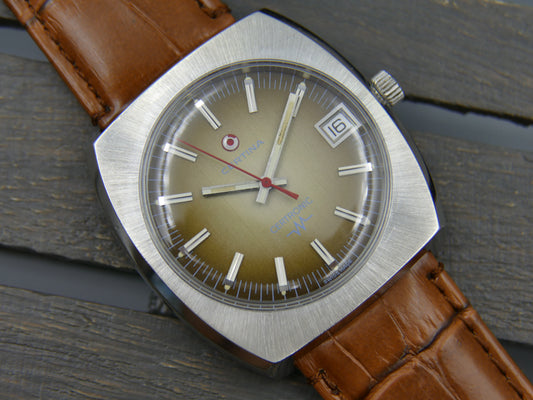 70's vintage watch mens Certina certronic ref. 8101 004 cal. 29-157 ESA 9162