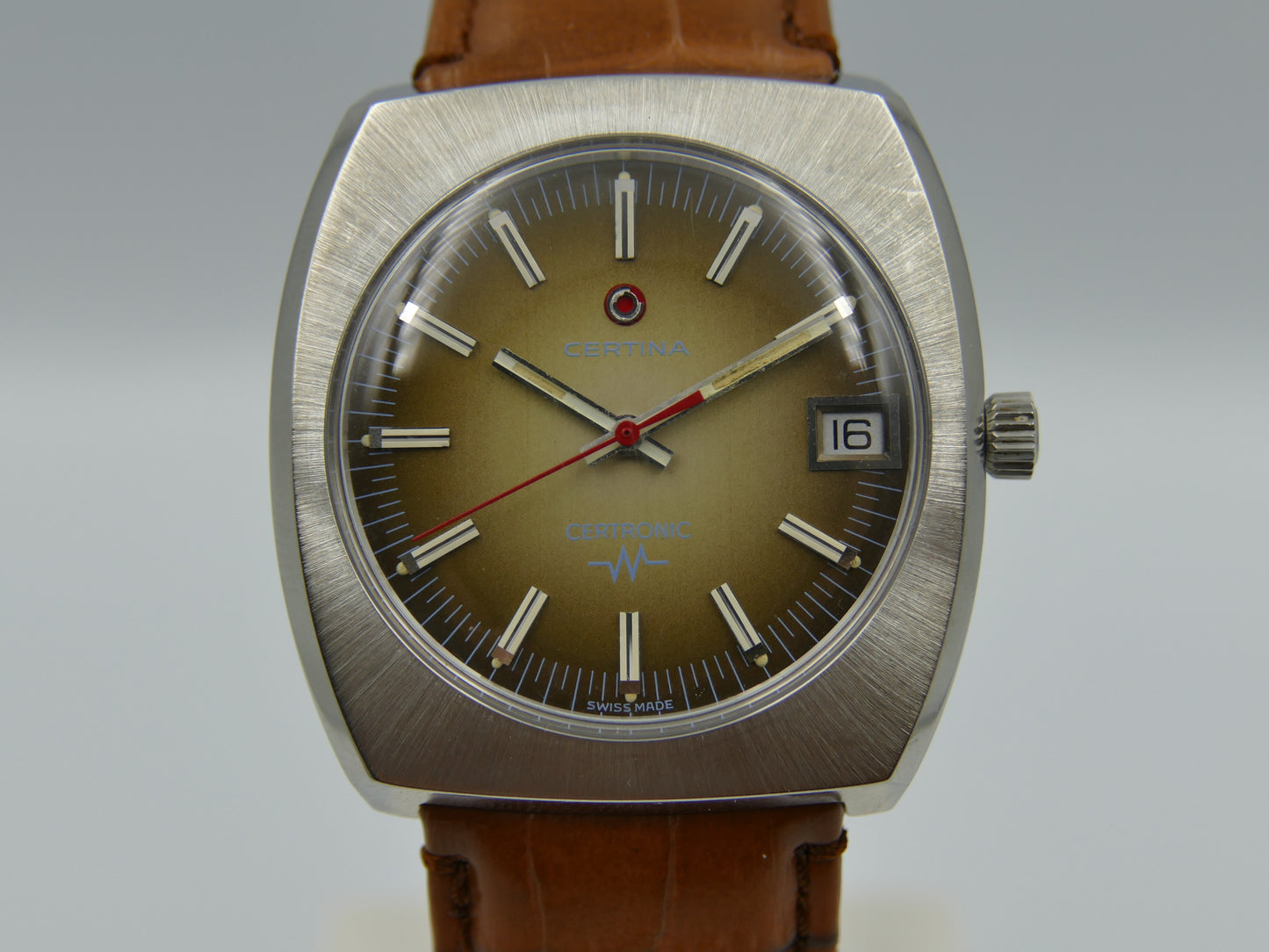 70's vintage watch mens Certina certronic ref. 8101 004 cal. 29-157 ESA 9162