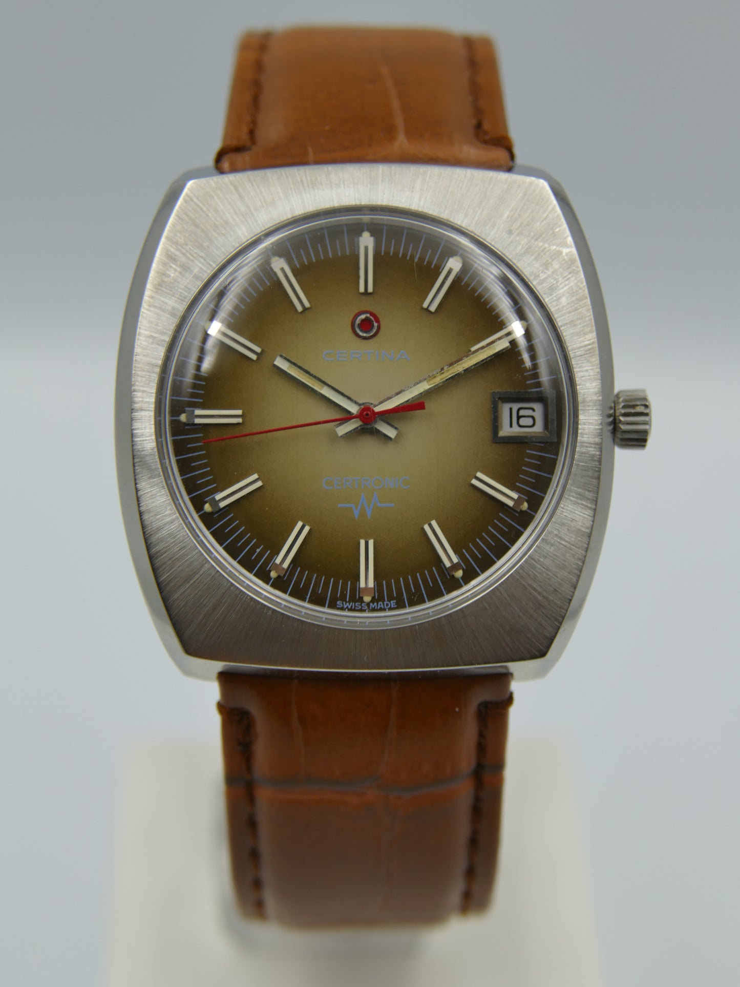 70's vintage watch mens Certina certronic ref. 8101 004 cal. 29-157 ESA 9162