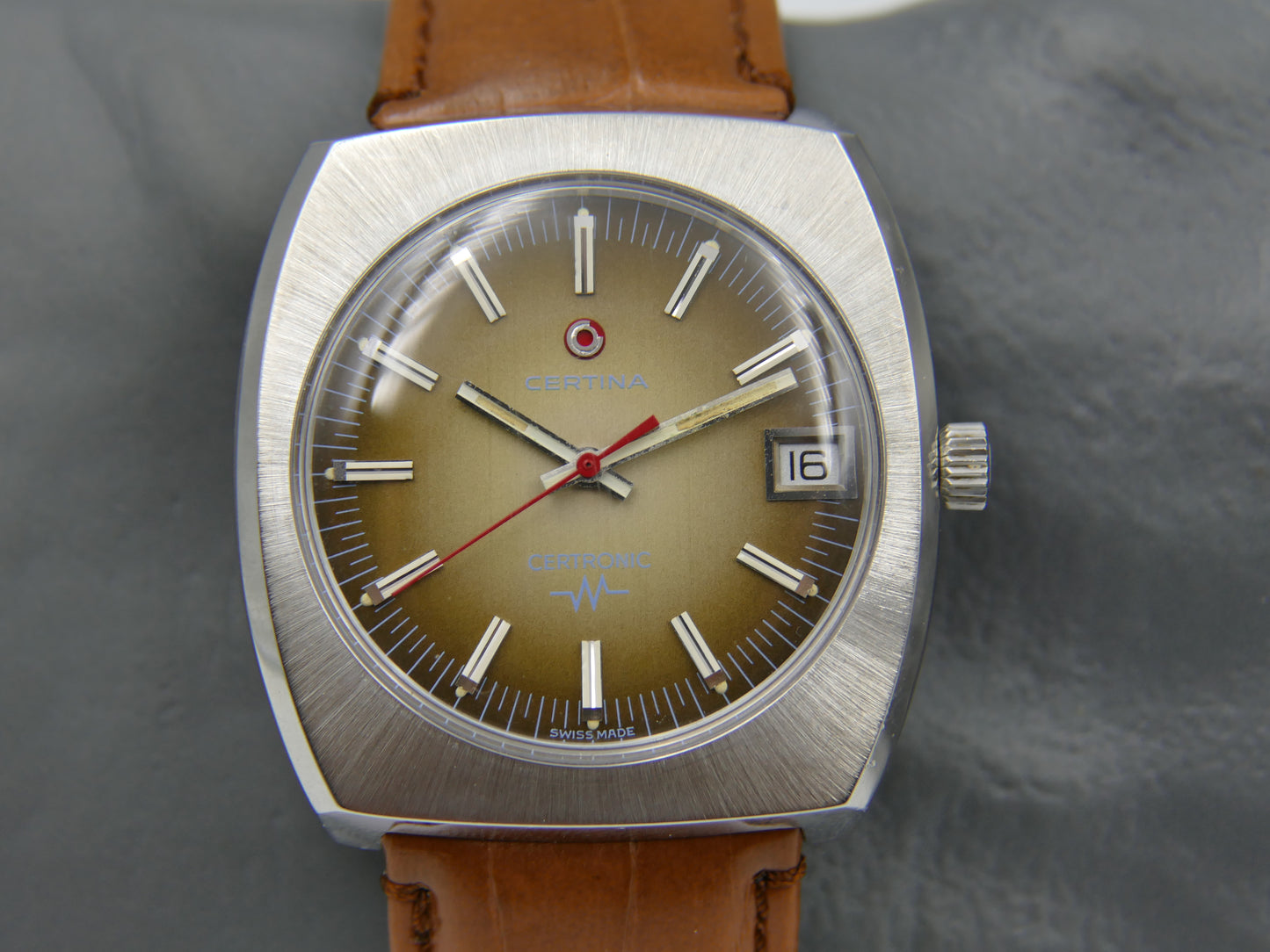 70's vintage watch mens Certina certronic ref. 8101 004 cal. 29-157 ESA 9162