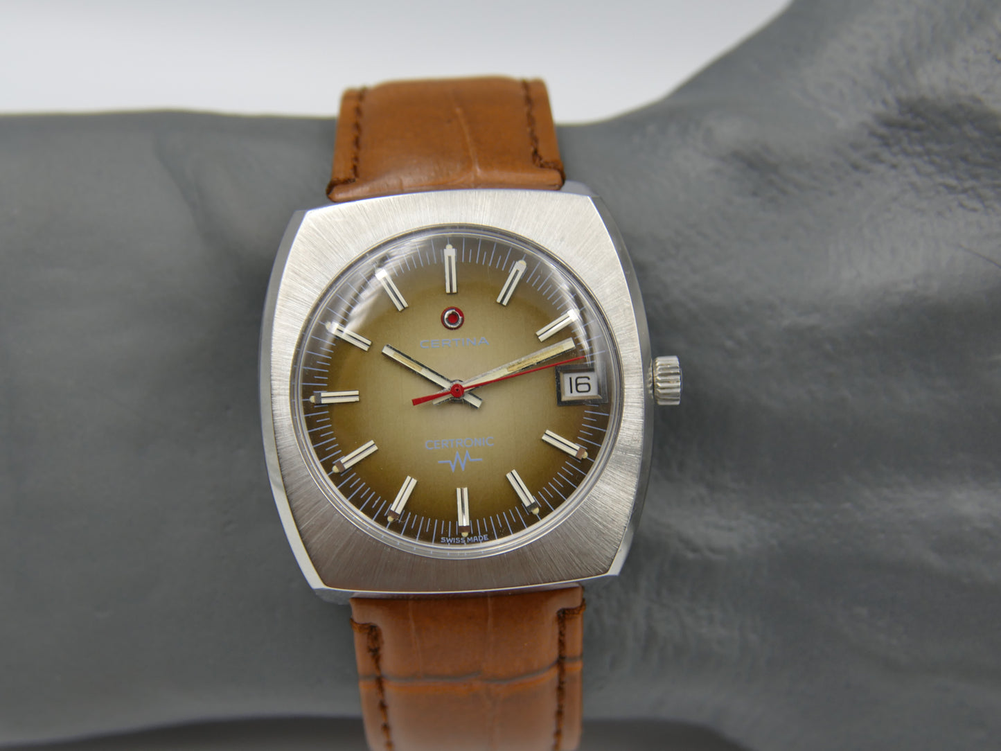 70's vintage watch mens Certina certronic ref. 8101 004 cal. 29-157 ESA 9162