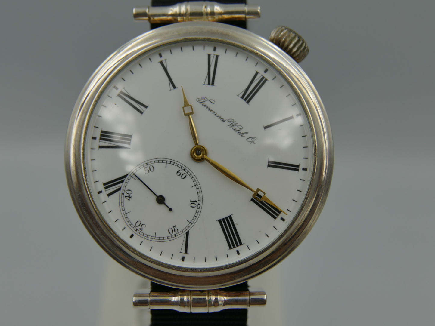 Marriage vintage mens Tavannes watch Co big case 49mm manual wind