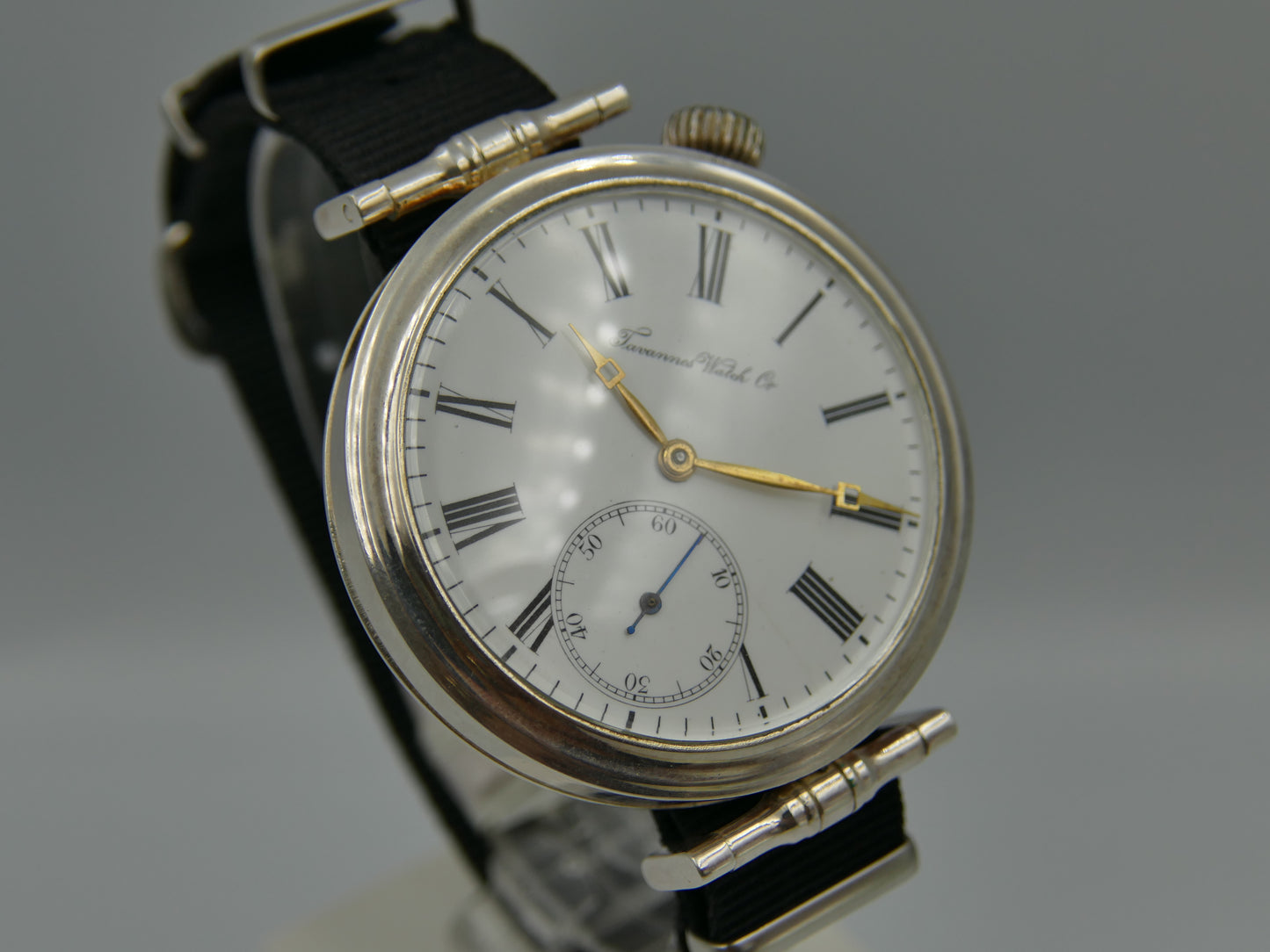 Marriage vintage mens Tavannes watch Co big case 49mm manual wind