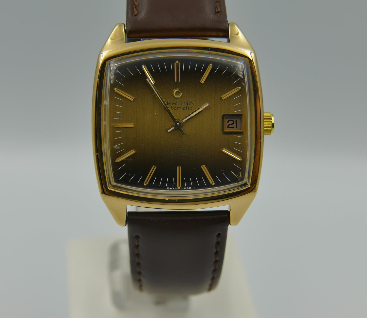 70's vintage watch mens Certina T+C town and country ref 5806 286  auto 25-651M