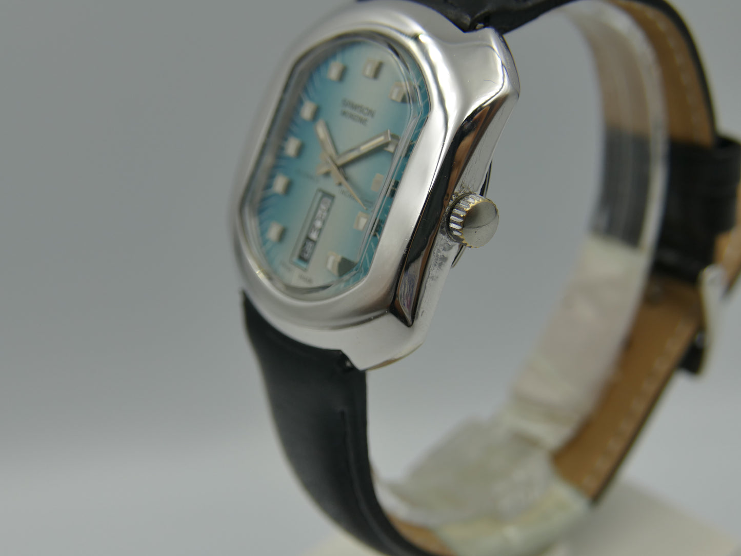 70's vintage watch mens Samson morzine tiffany dial automatic ETA 2789 serviced