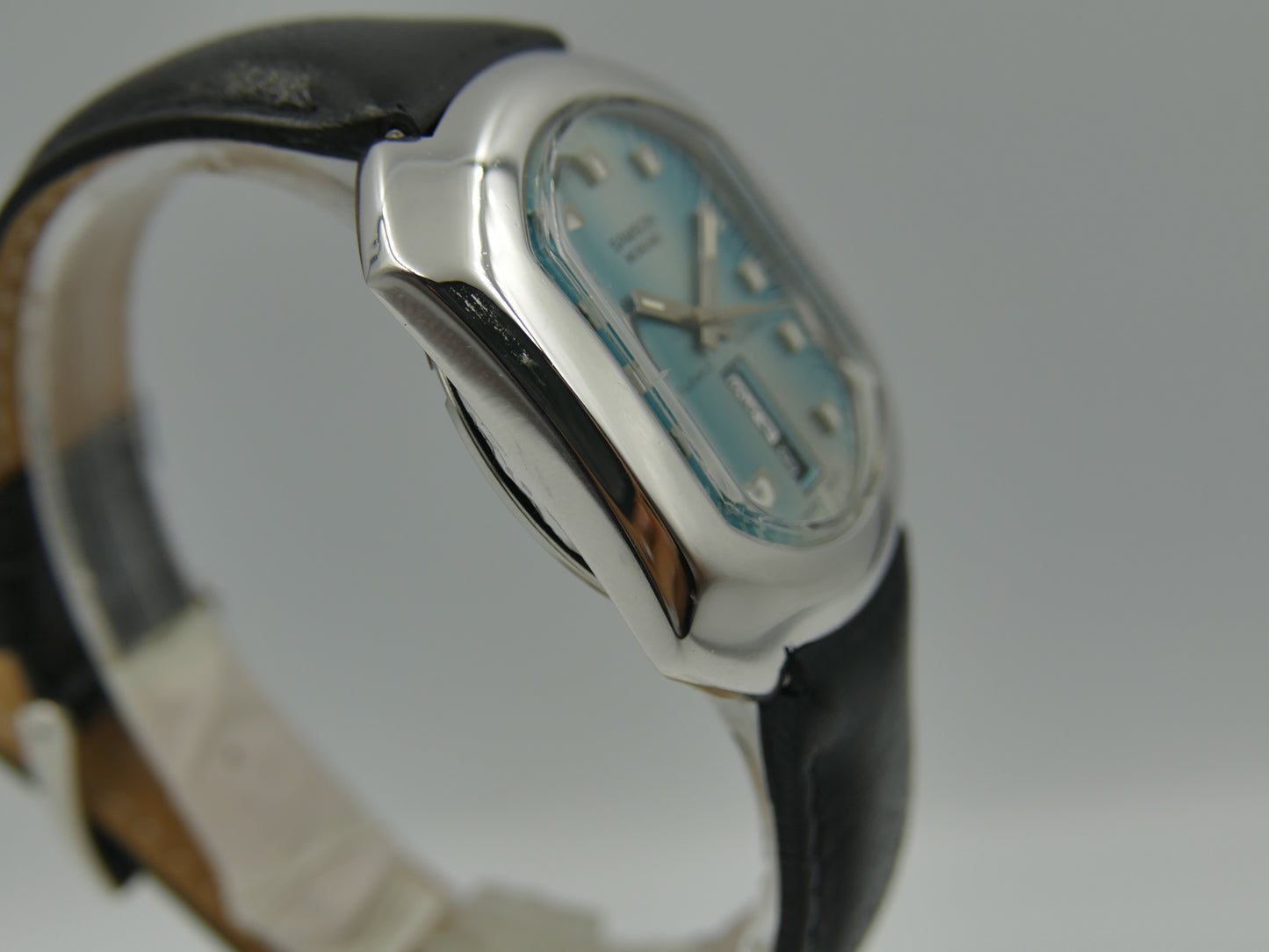 70's vintage watch mens Samson morzine tiffany dial automatic ETA 2789 serviced