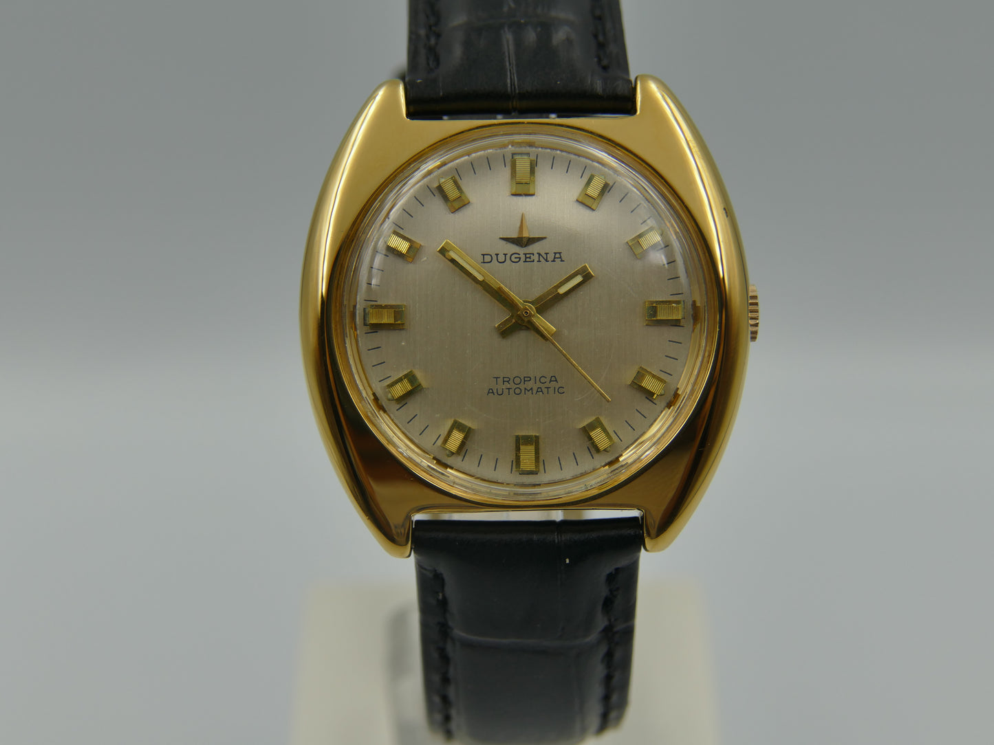 70's vintage watch mens Dugena tropica automatic ETA 2770 serviced 38mm