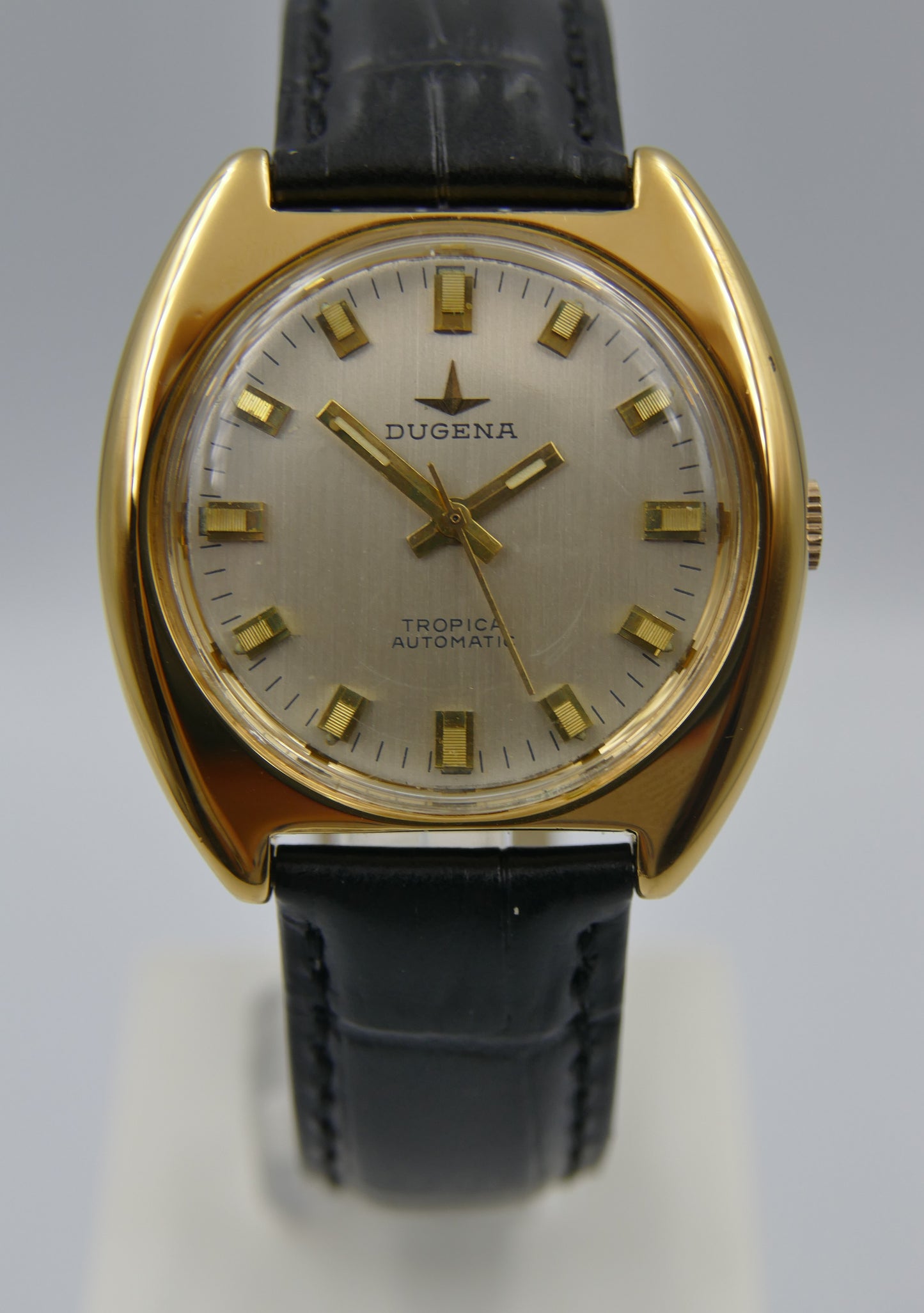 70's vintage watch mens Dugena tropica automatic ETA 2770 serviced 38mm