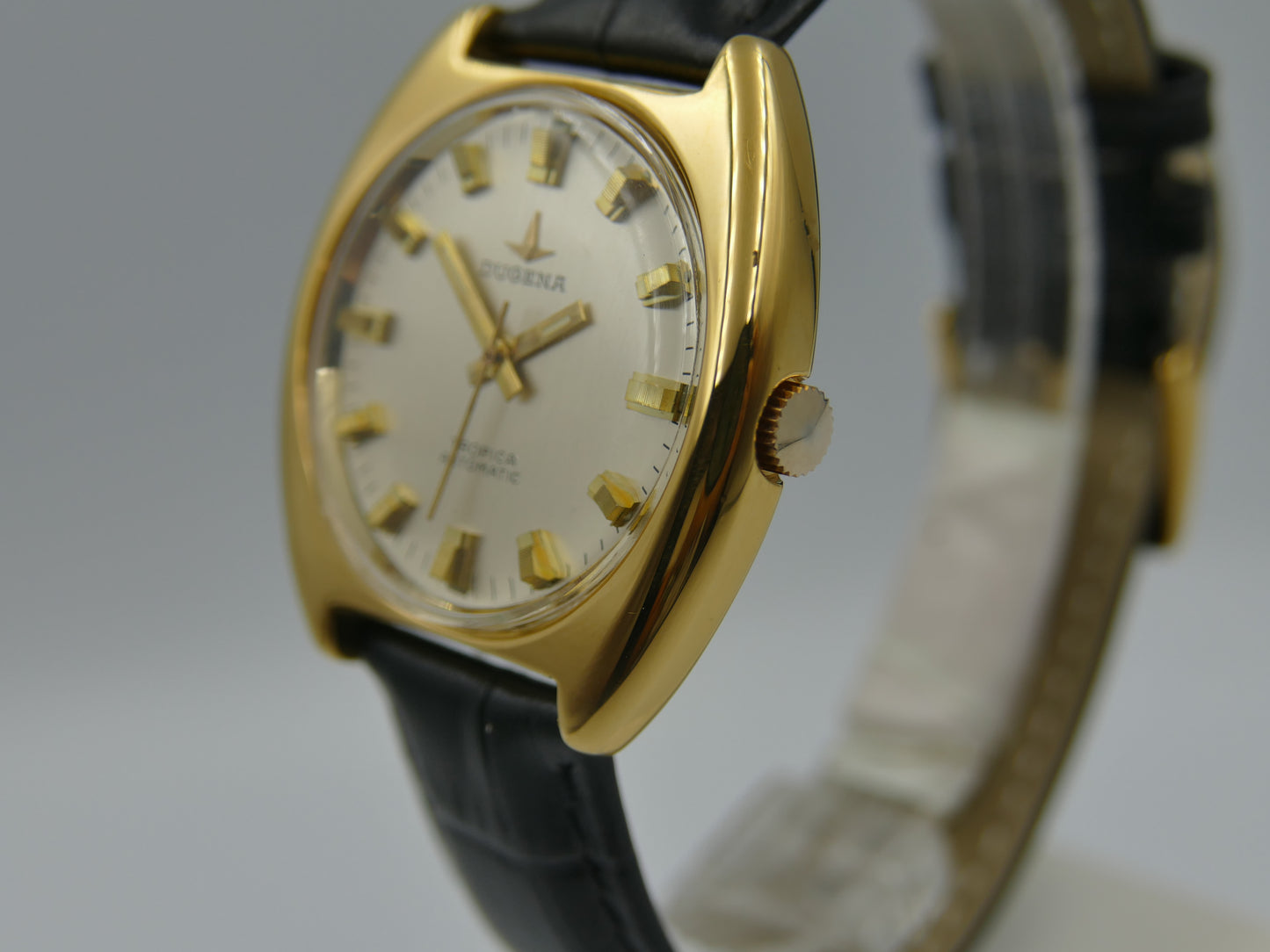 70's vintage watch mens Dugena tropica automatic ETA 2770 serviced 38mm