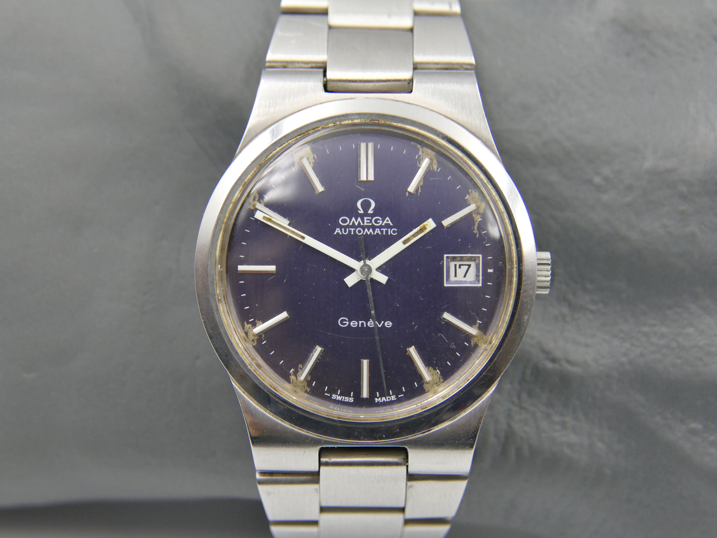 70's vintage watch mens Omega geneve ref. 166.0173 /366.0832 automatic cal. 1012