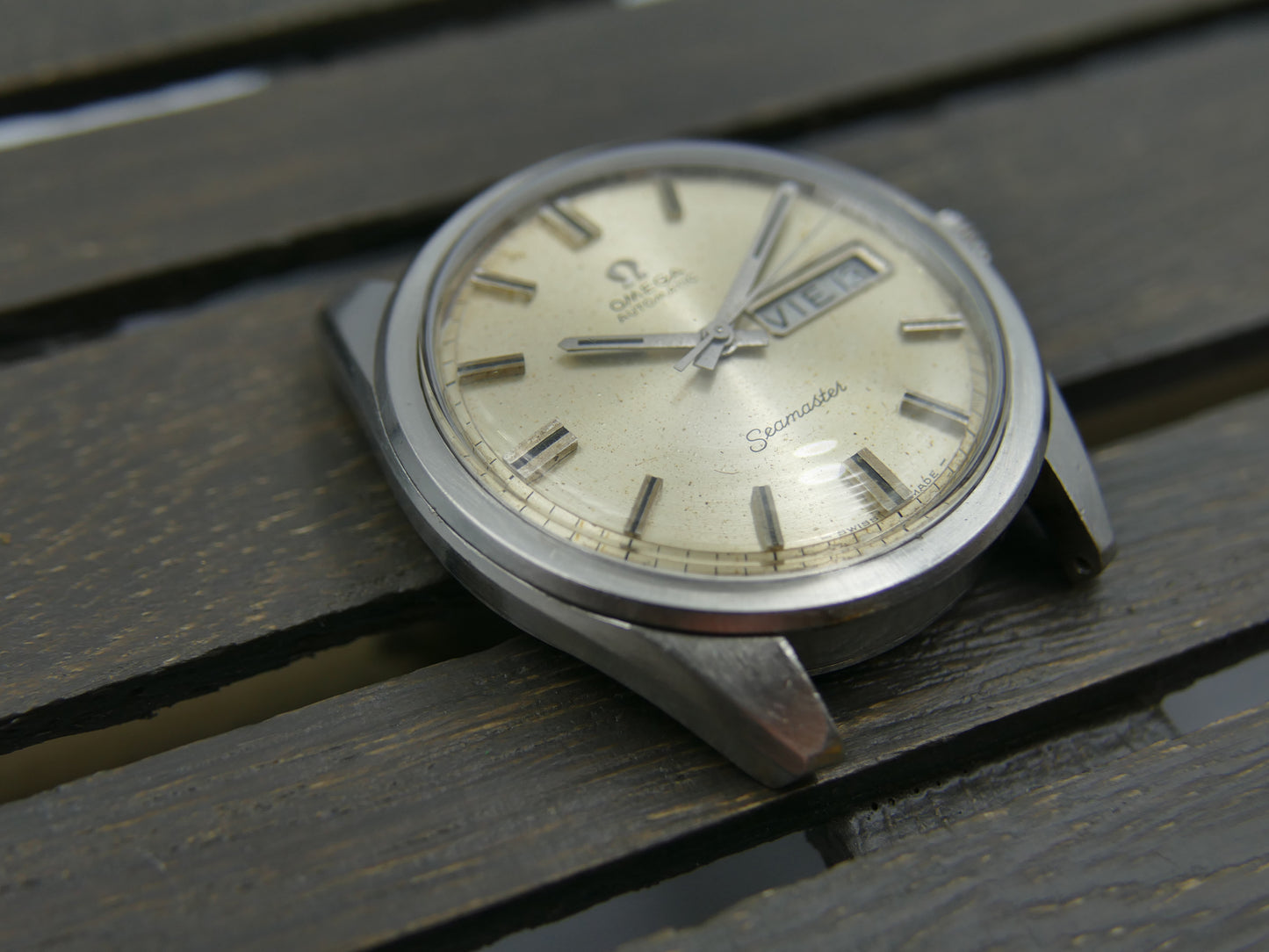 60's vintage watch mens Omega seamaster ref. 166.032 automatic cal. 752 serviced