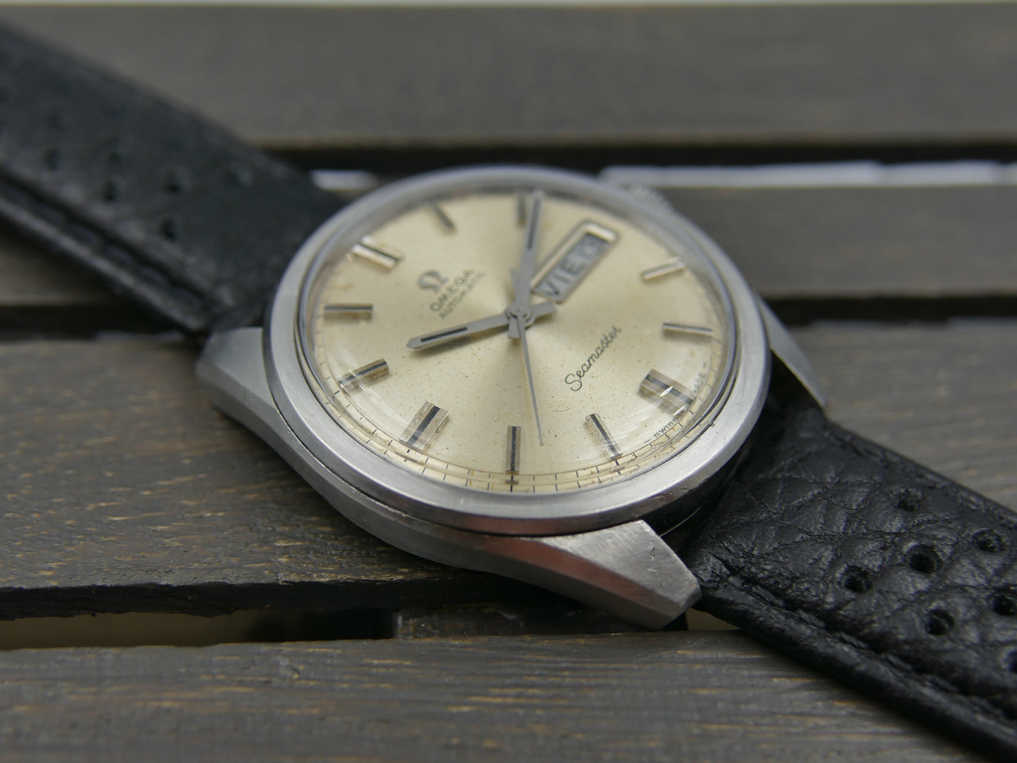 60's vintage watch mens Omega seamaster ref. 166.032 automatic cal. 752 serviced