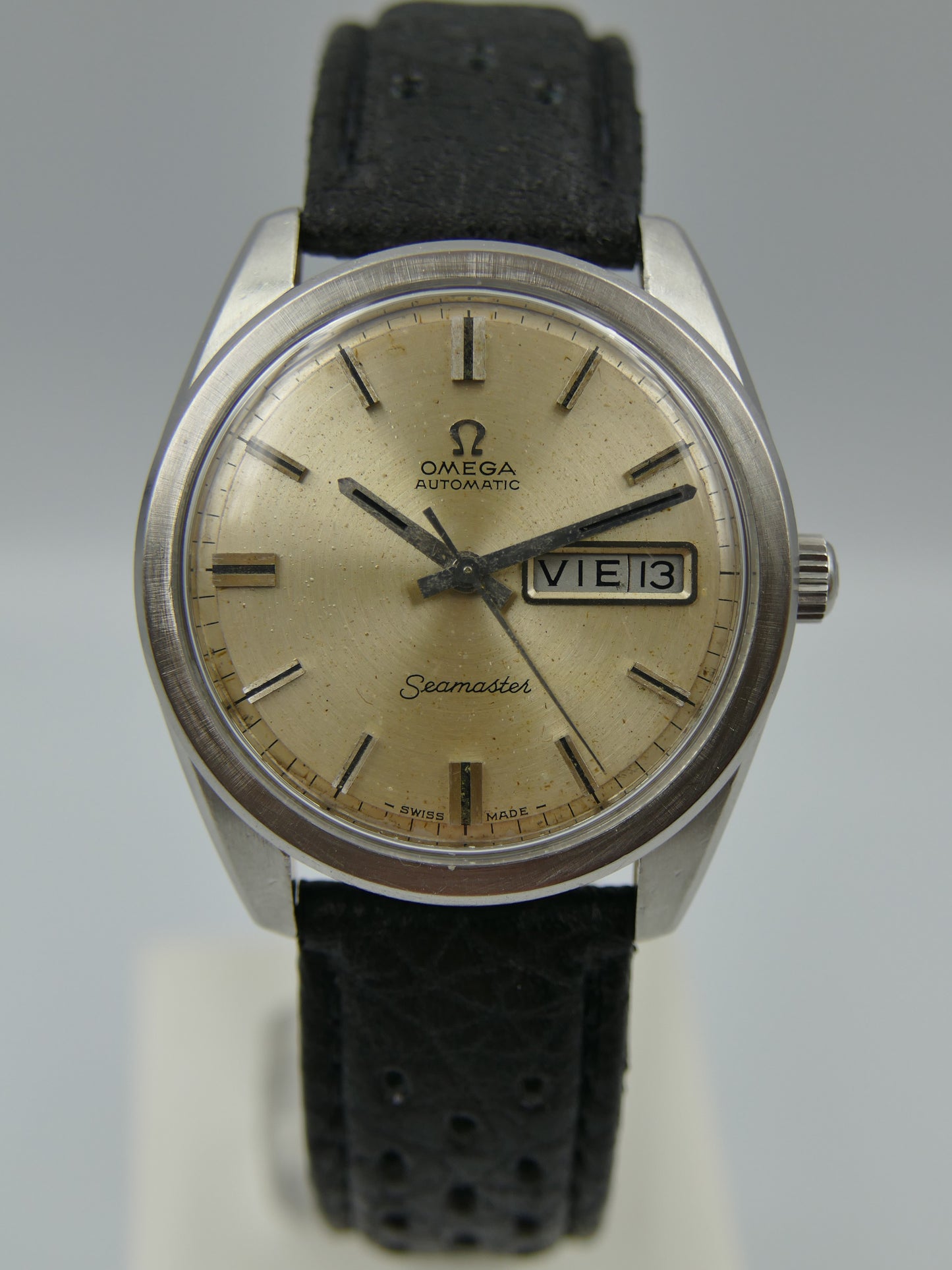 60's vintage watch mens Omega seamaster ref. 166.032 automatic cal. 752 serviced