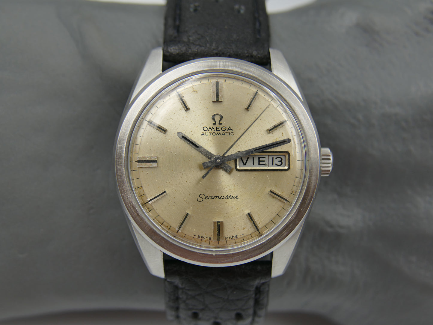 60's vintage watch mens Omega seamaster ref. 166.032 automatic cal. 752 serviced