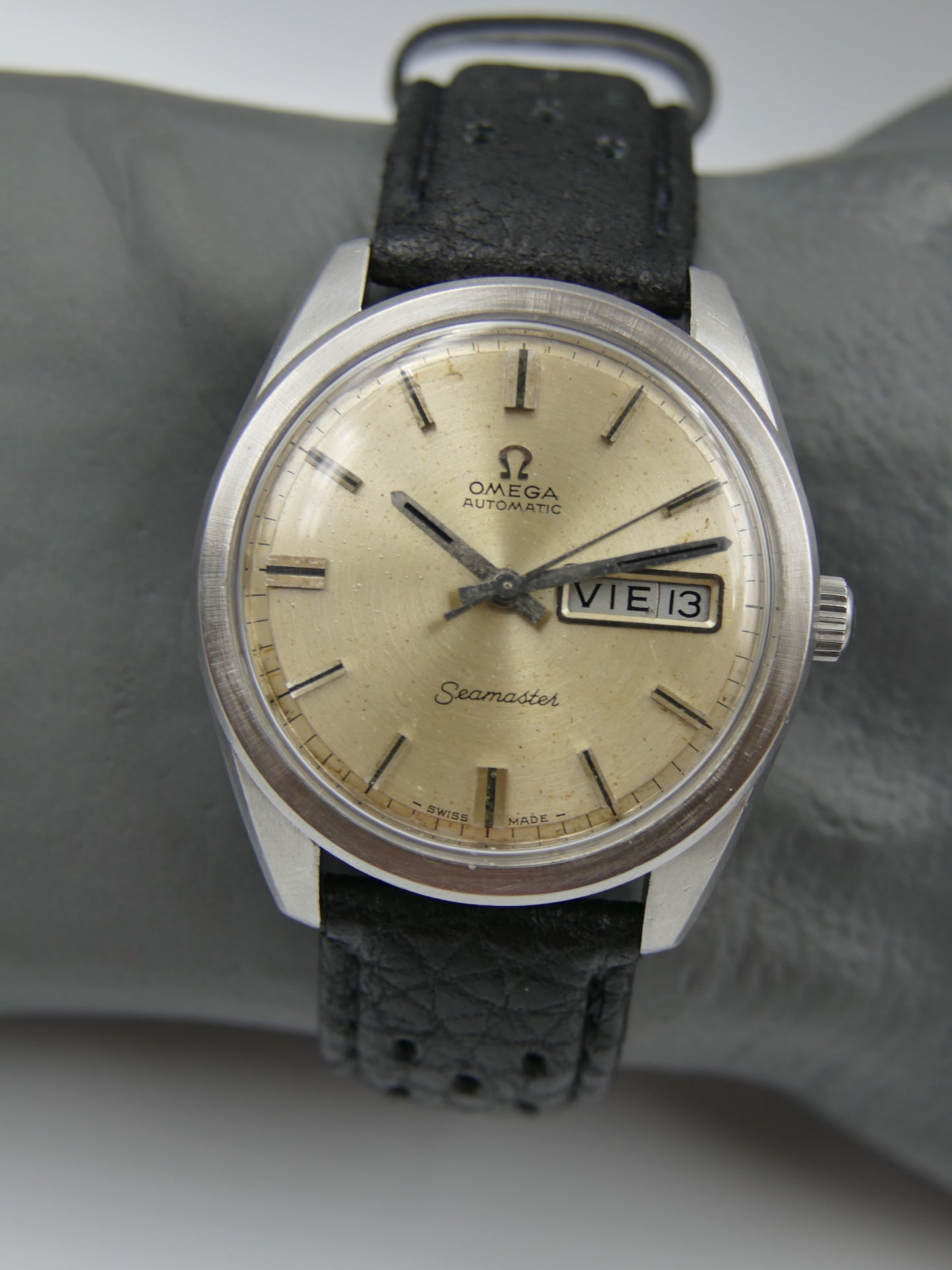 60's vintage watch mens Omega seamaster ref. 166.032 automatic cal. 752 serviced