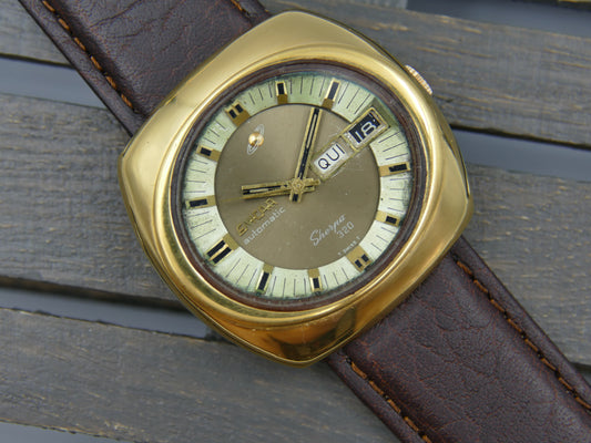 70's vintage watch mens Enicar Sherpa 320 ref 167-10-01 automatic cal. AR 167
