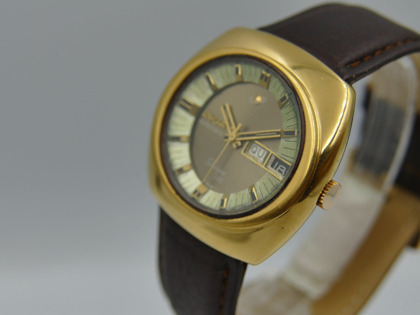 70's vintage watch mens Enicar Sherpa 320 ref 167-10-01 automatic cal. AR 167