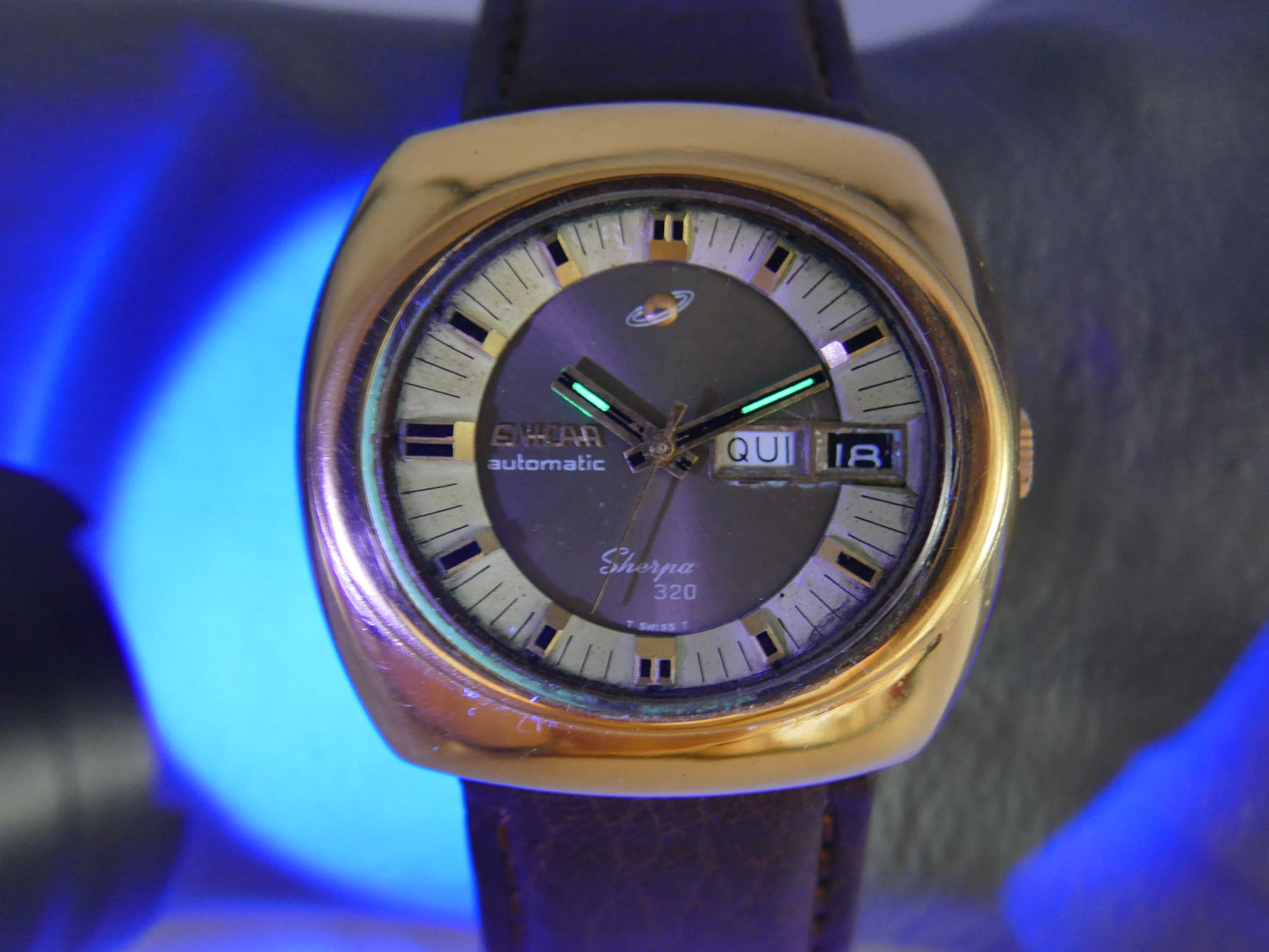 70's vintage watch mens Enicar Sherpa 320 ref 167-10-01 automatic cal. AR 167