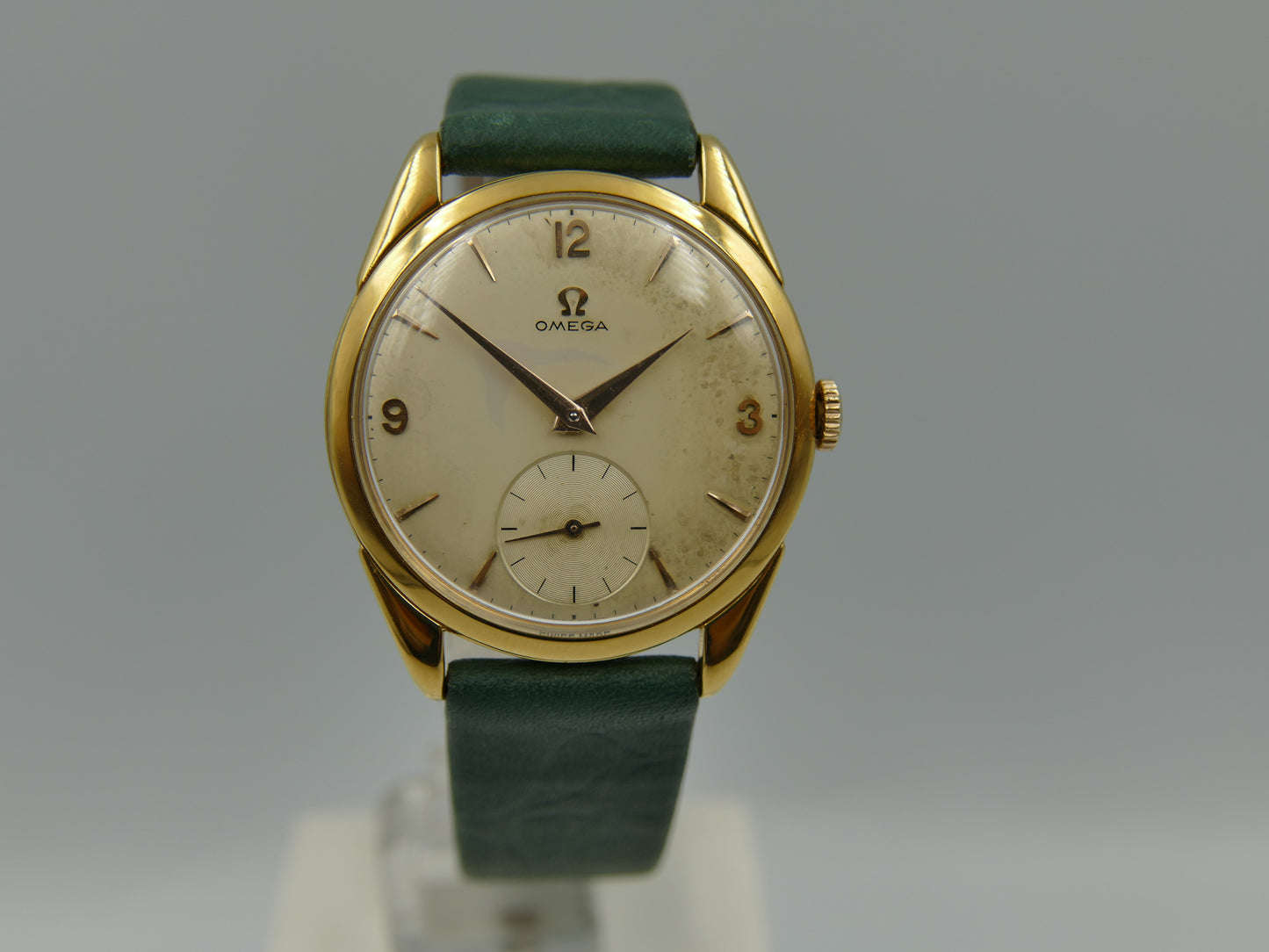 60's vintage watch mens Omega ref. 2900 -1 gold pl hand wind cal. 267 serviced