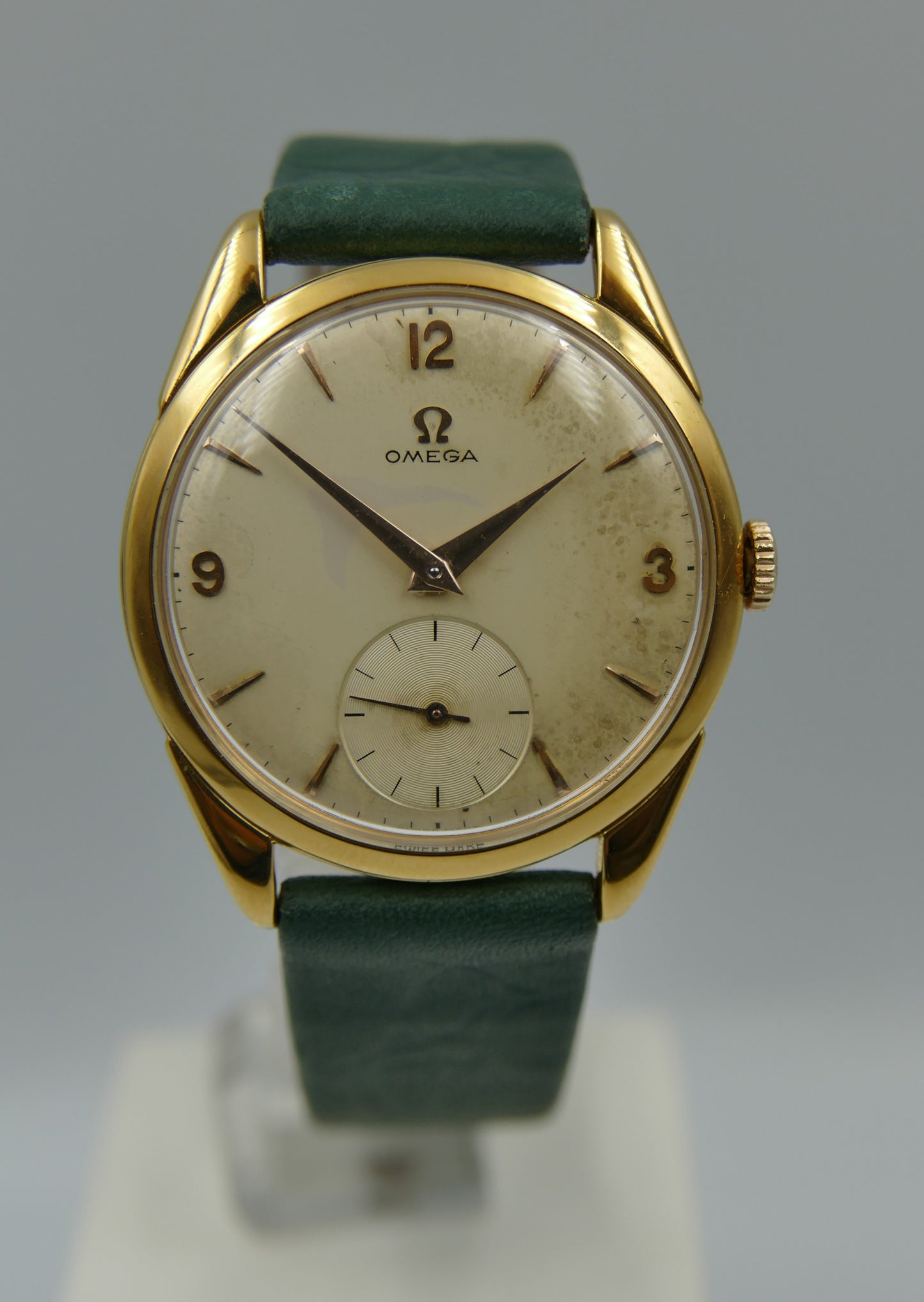 60's vintage watch mens Omega ref. 2900 -1 gold pl hand wind cal. 267 serviced