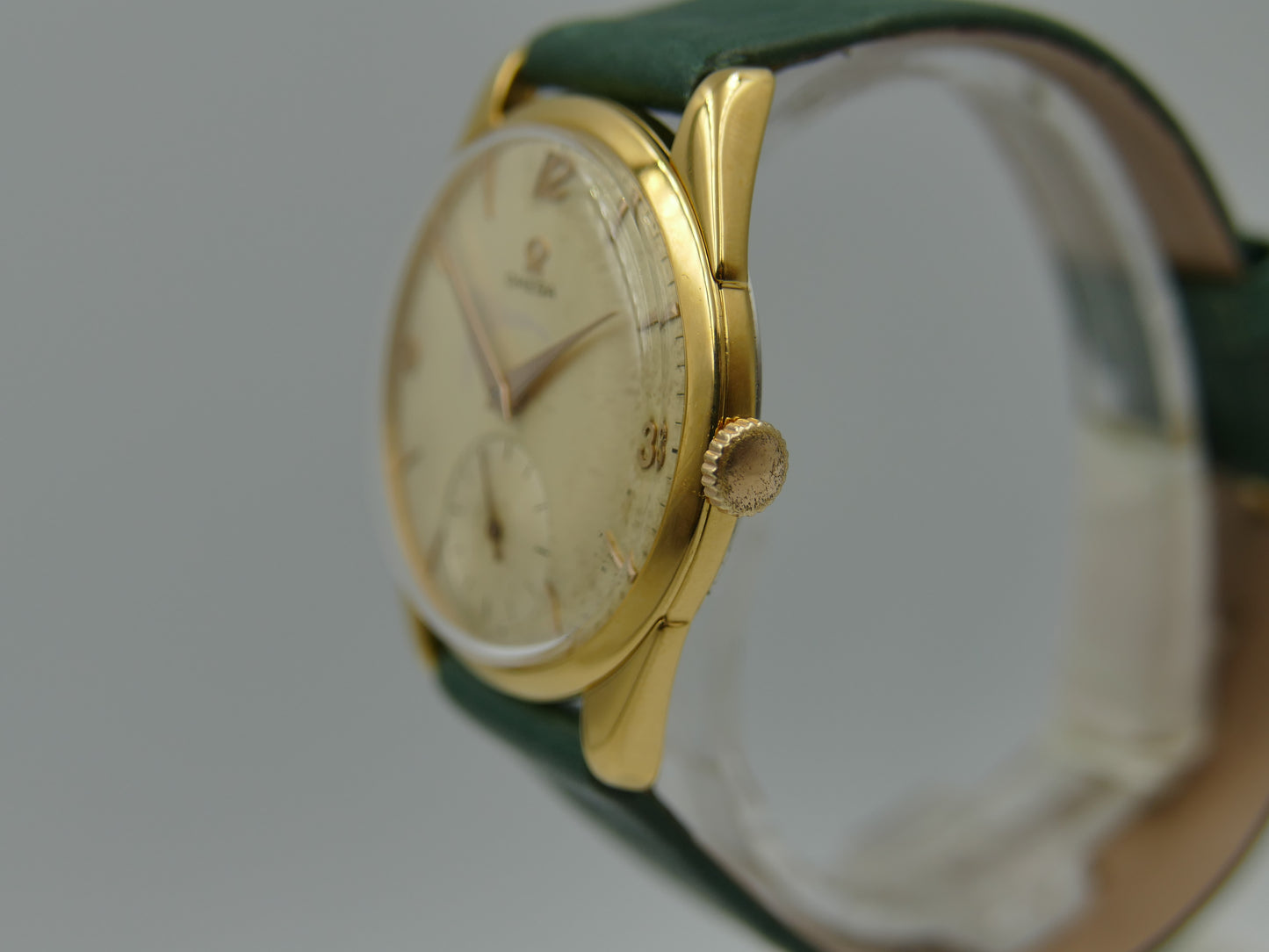 60's vintage watch mens Omega ref. 2900 -1 gold pl hand wind cal. 267 serviced