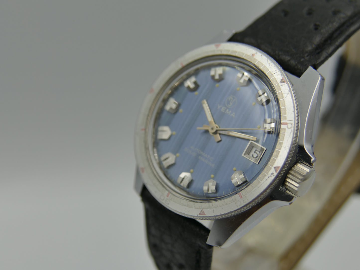 70's vintage watch mens Yema Sous marine diver automatic FE 3611 RARE ref.631014