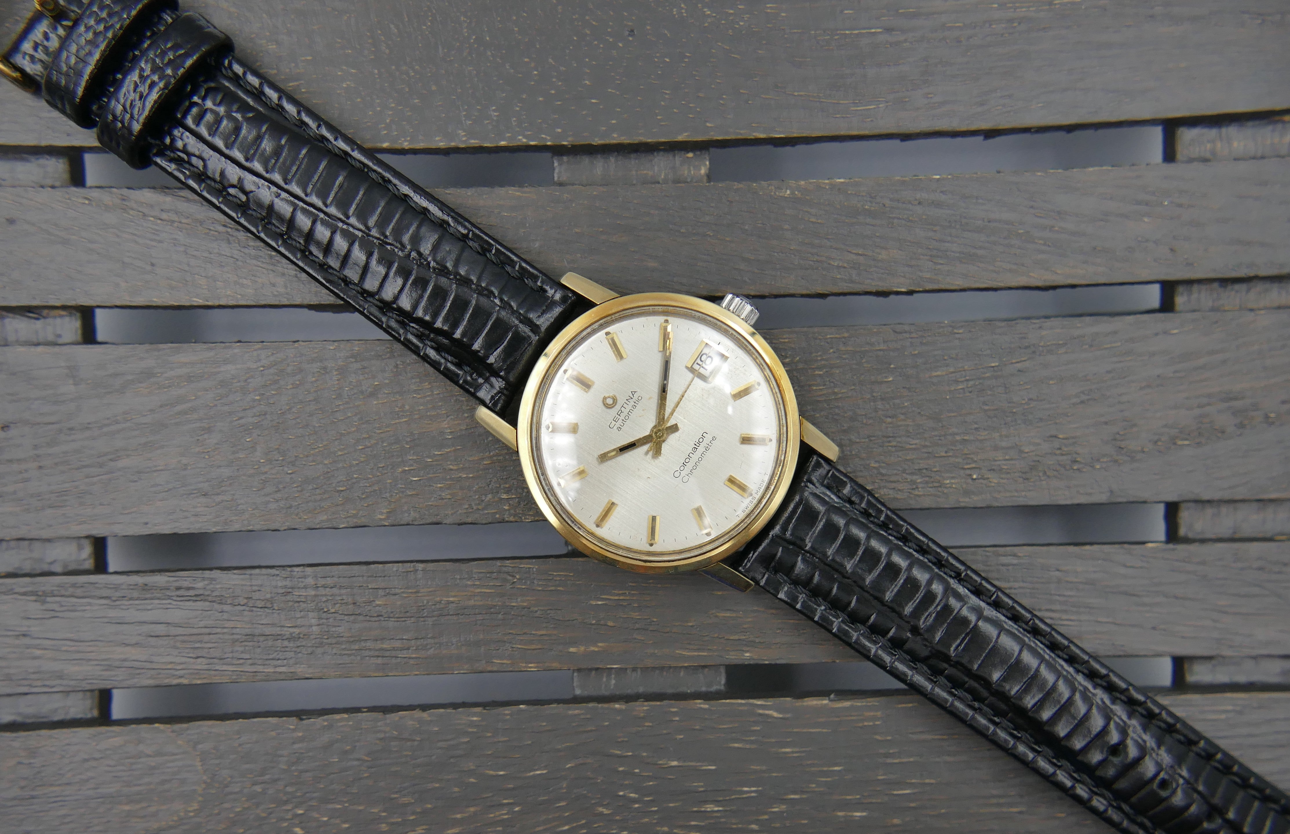 70's vintage watch mens Certina Coronation chronometer ref. 5821
