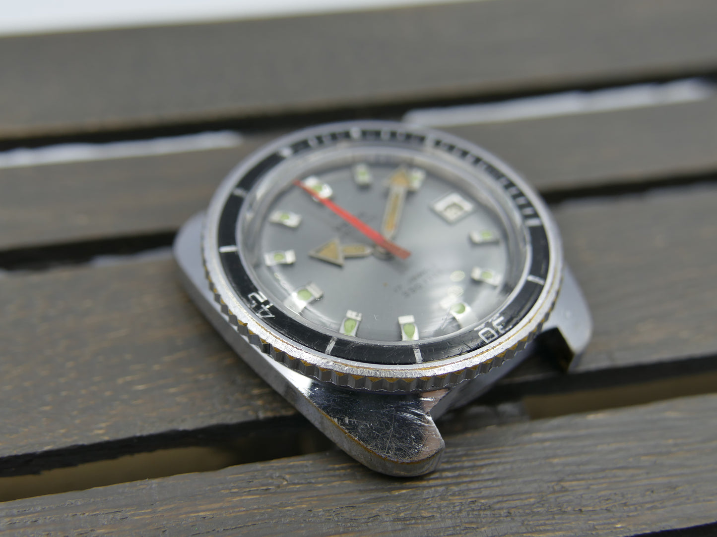 70's vintage watch mens Yema diver plongee automatic FE 3611