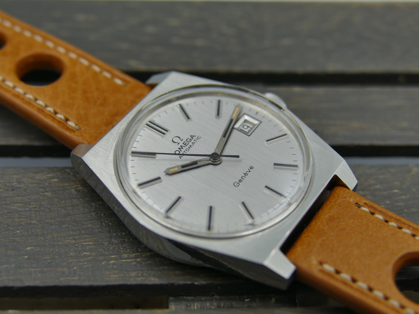 70's vintage watch mens Omega Geneve ref 166.0118 automatic cal. 1481