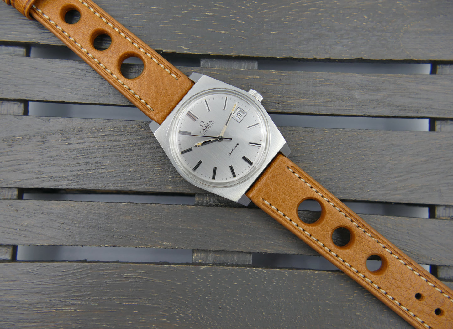 70's vintage watch mens Omega Geneve ref 166.0118 automatic cal. 1481