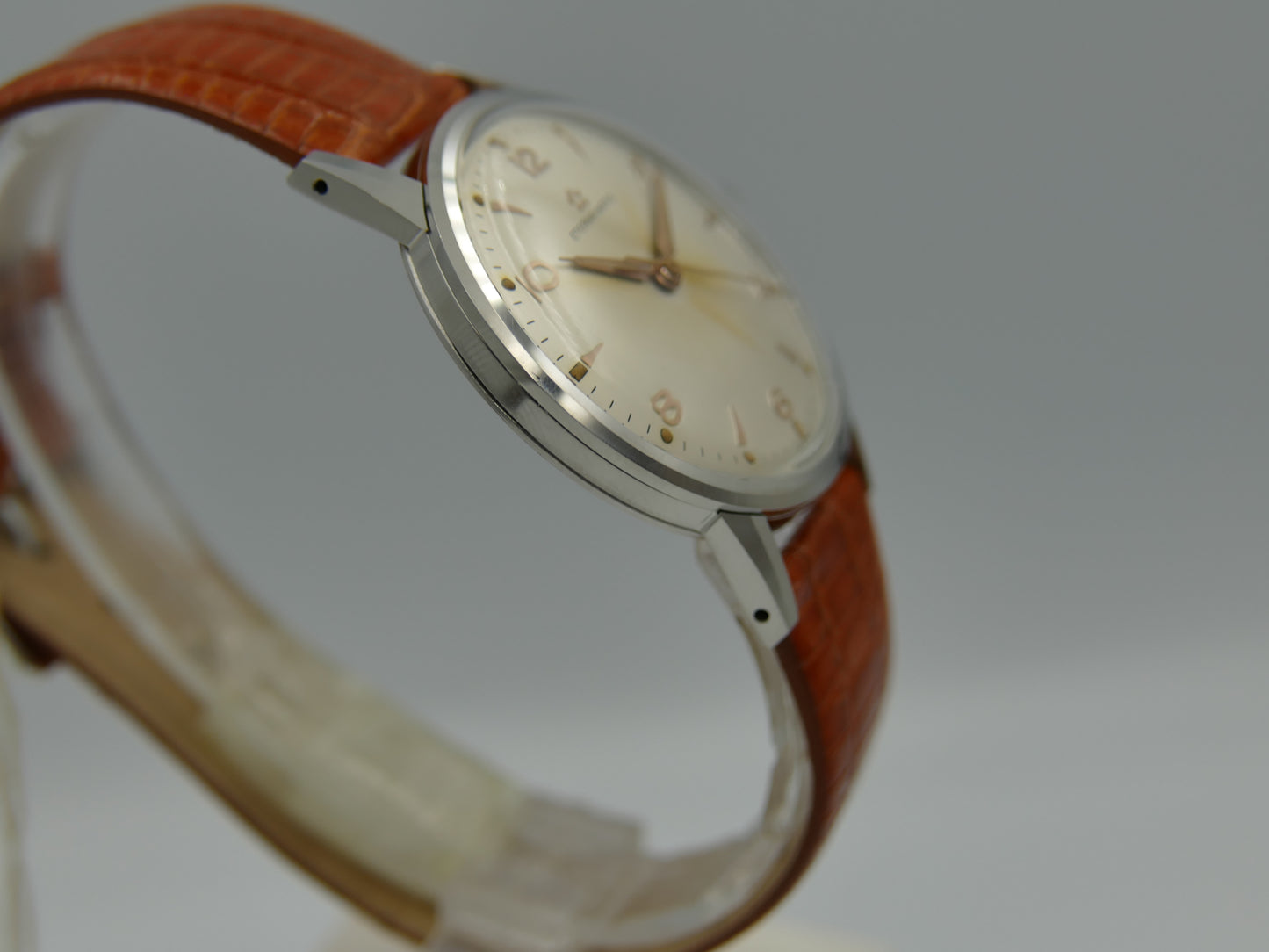 50's vintage watch mens Eterna Matic automatic cal. 1416U serviced 34mm