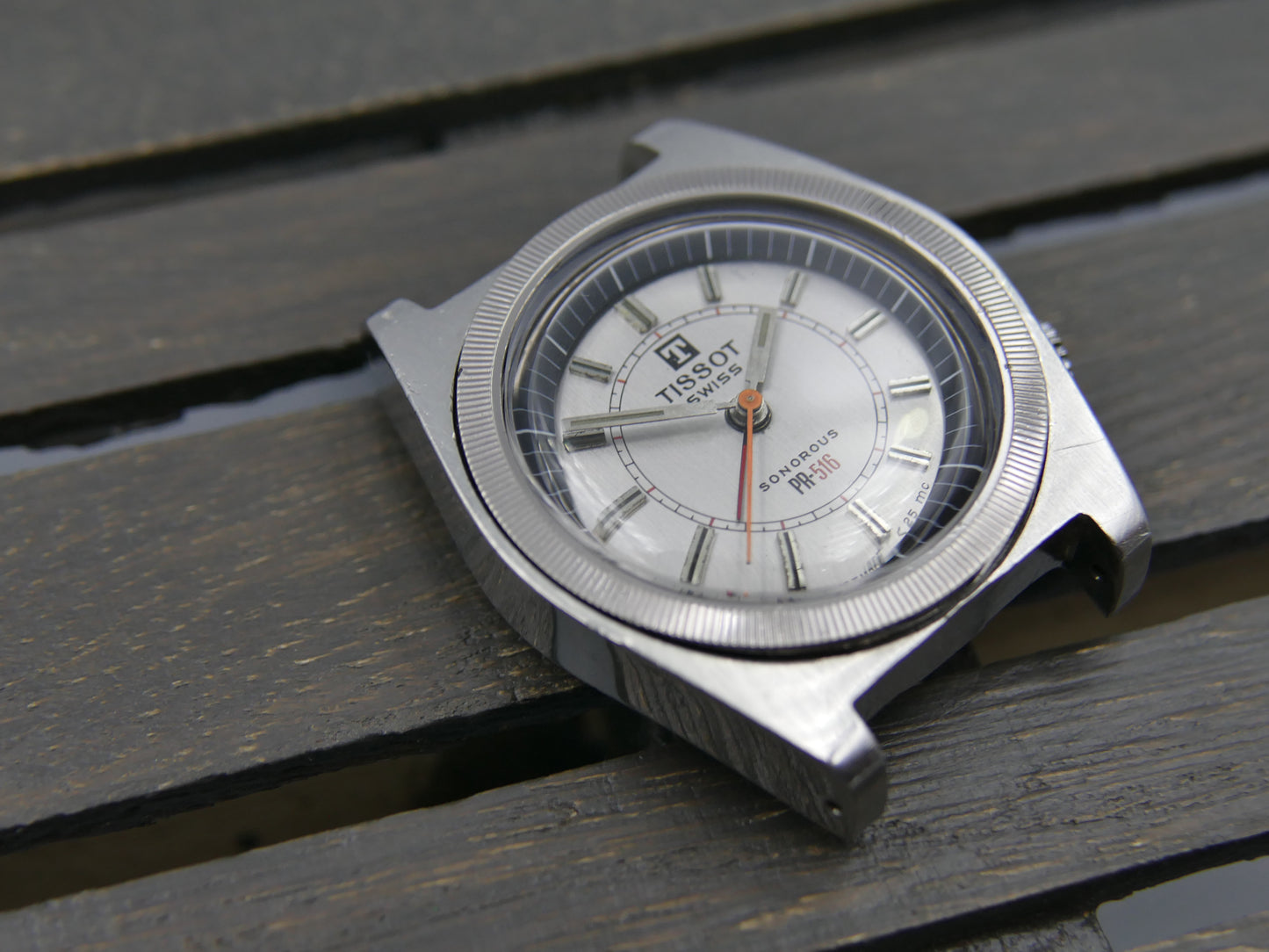 70's vintage watch mens Tissot PR 516 Sonorous Alarm AS1931 ref 40514 -3X