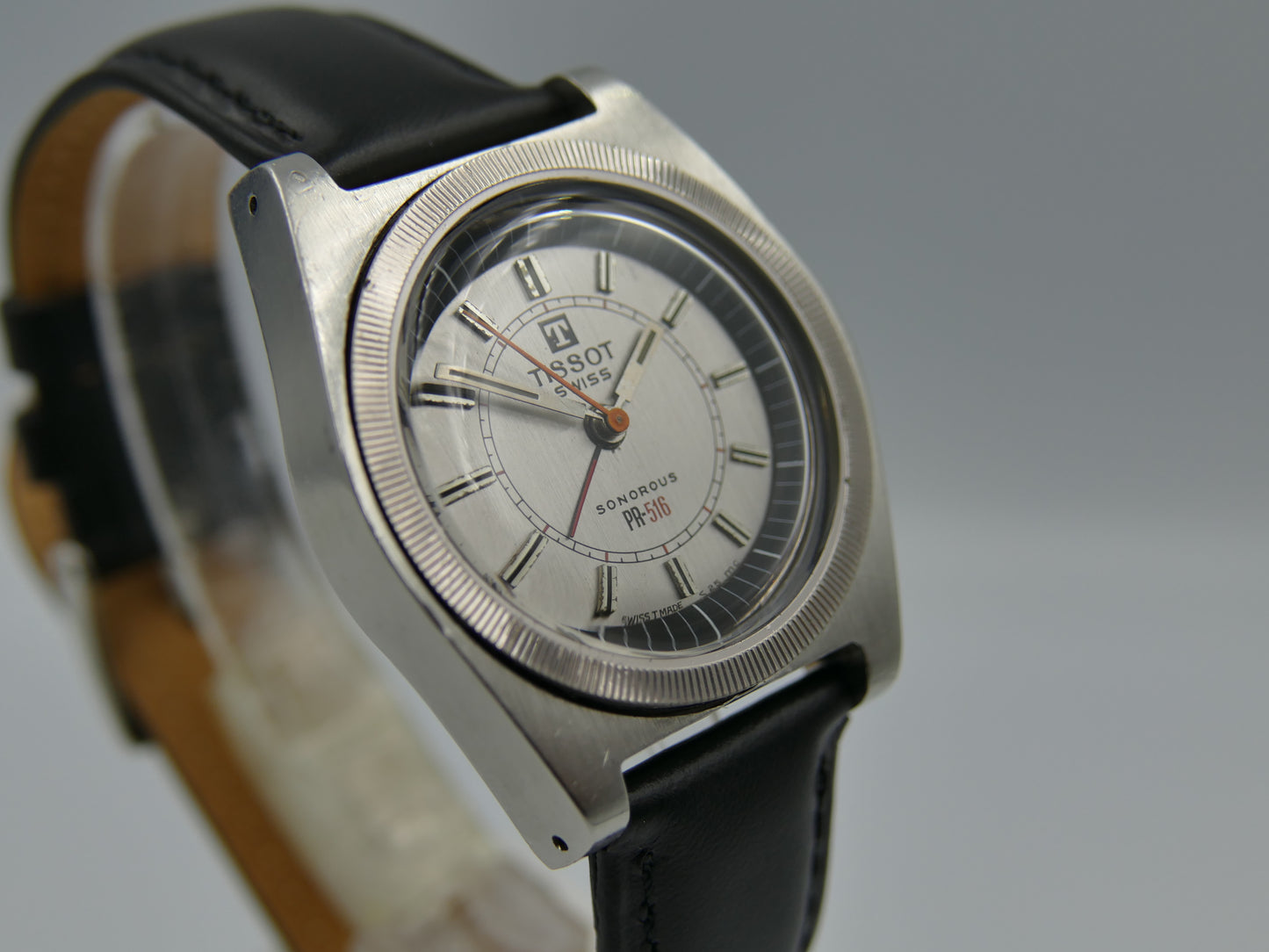 70's vintage watch mens Tissot PR 516 Sonorous Alarm AS1931 ref 40514 -3X