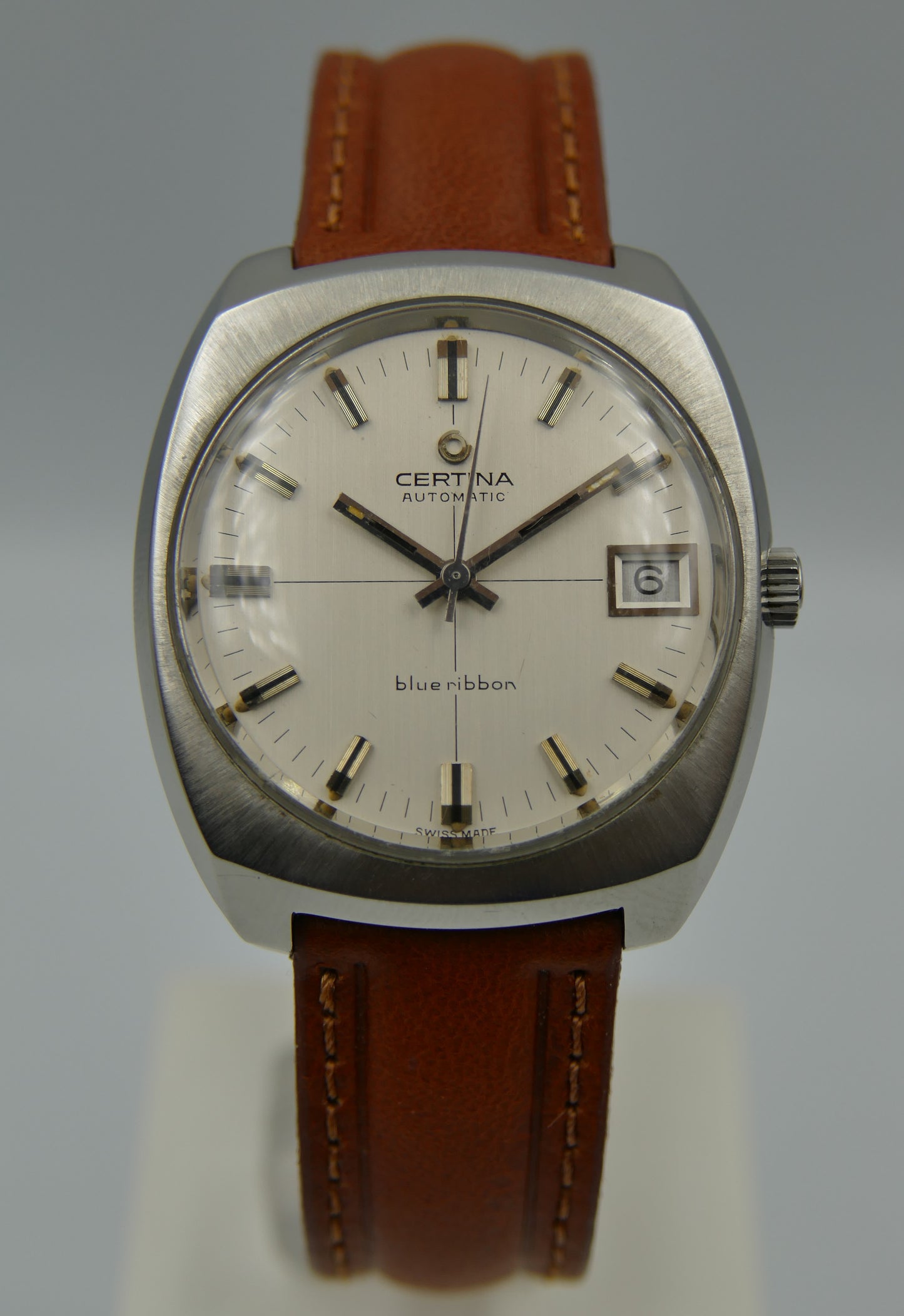 70's vintage watch mens Certina ref 5801 189 blue ribbon automatic cal. 25-651