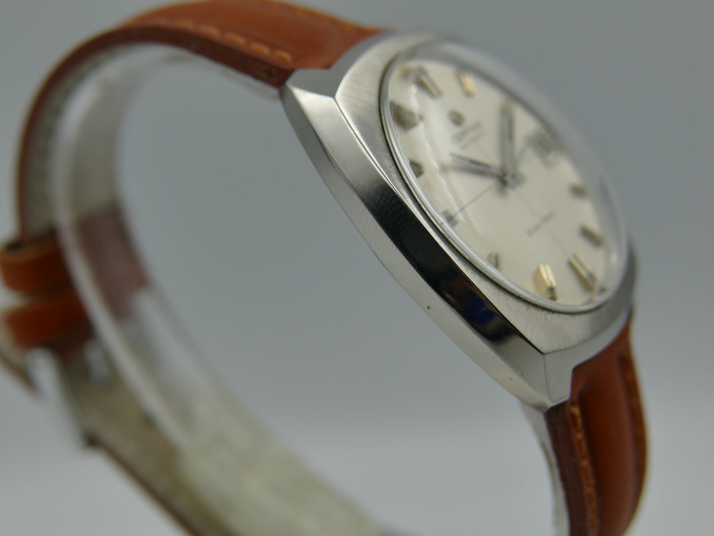 70's vintage watch mens Certina ref 5801 189 blue ribbon automatic cal. 25-651
