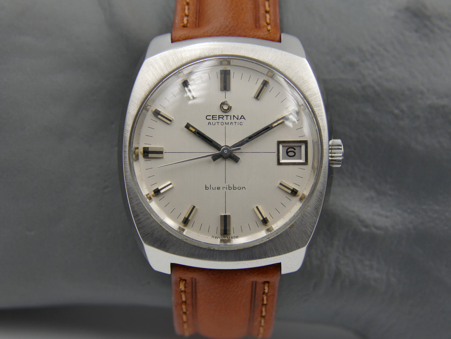 70's vintage watch mens Certina ref 5801 189 blue ribbon automatic cal. 25-651
