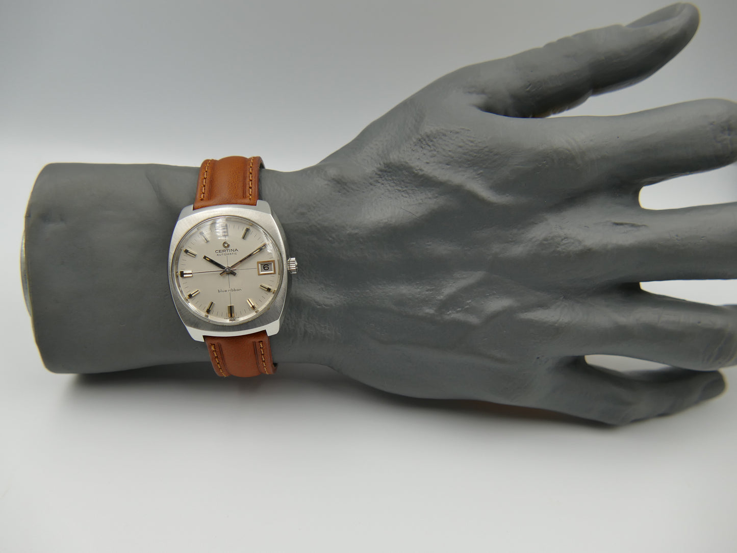 70's vintage watch mens Certina ref 5801 189 blue ribbon automatic cal. 25-651